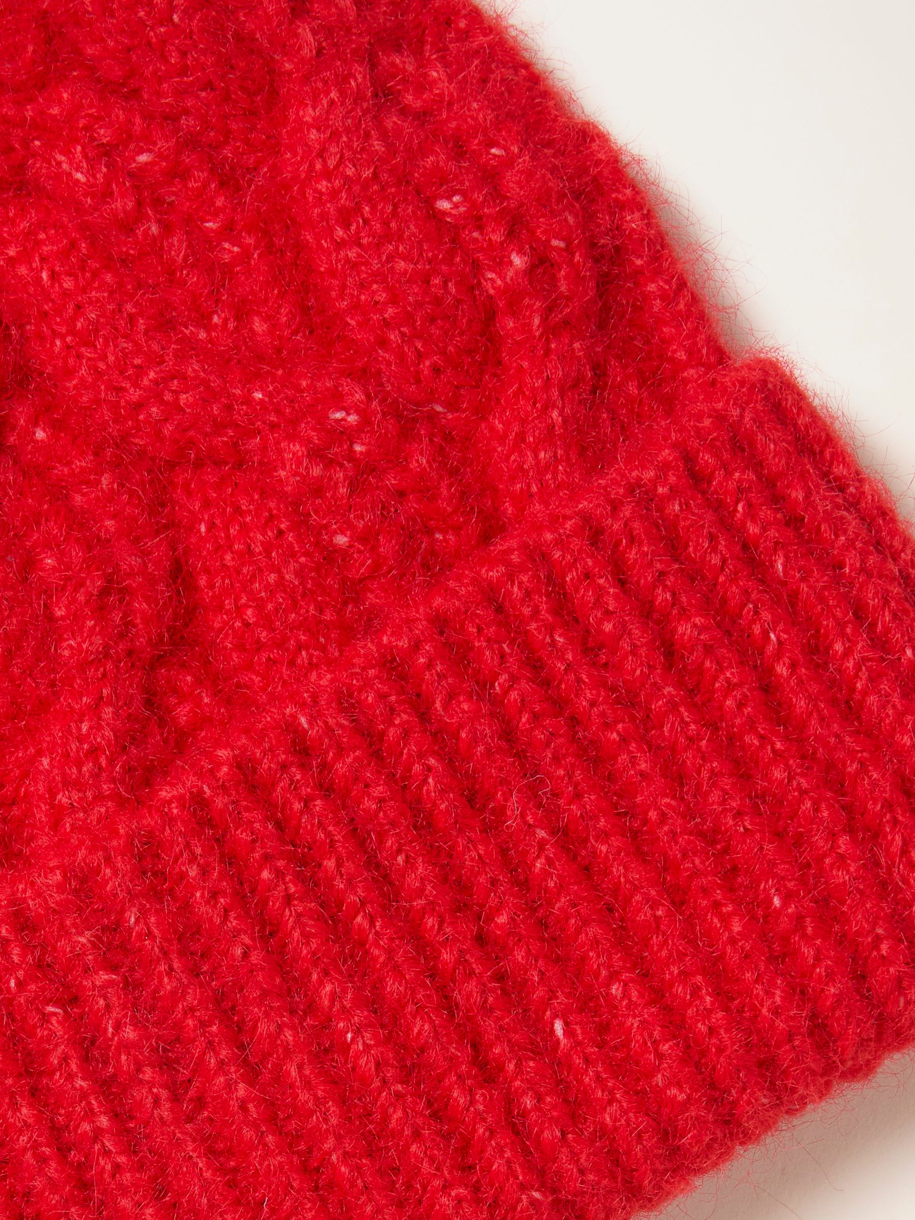 Red Shelter Cable Beanie - Image 2 of 2