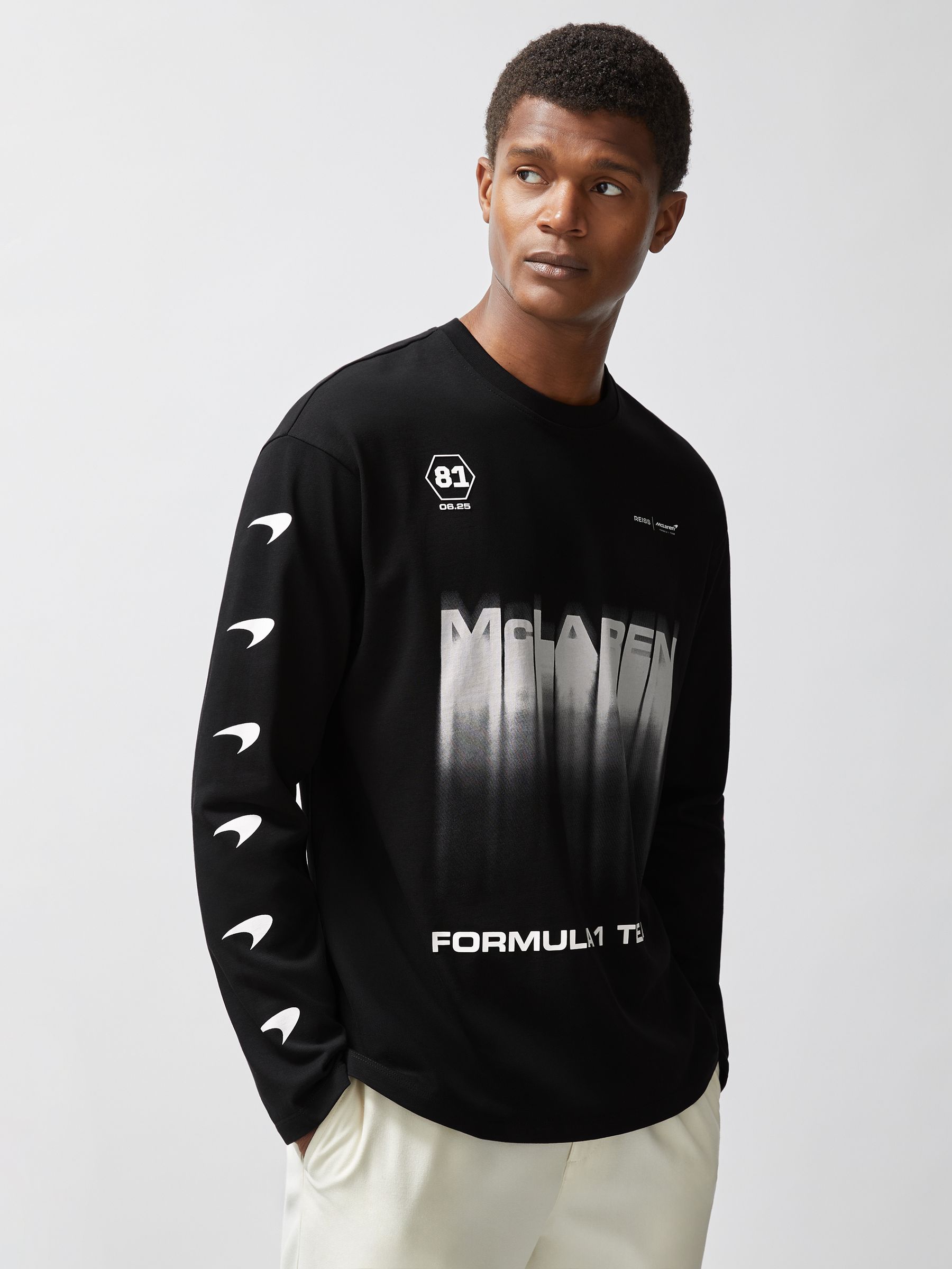 McLaren F1 Team British GP T-Shirt Unisex Fit in Black - Image 3 of 8