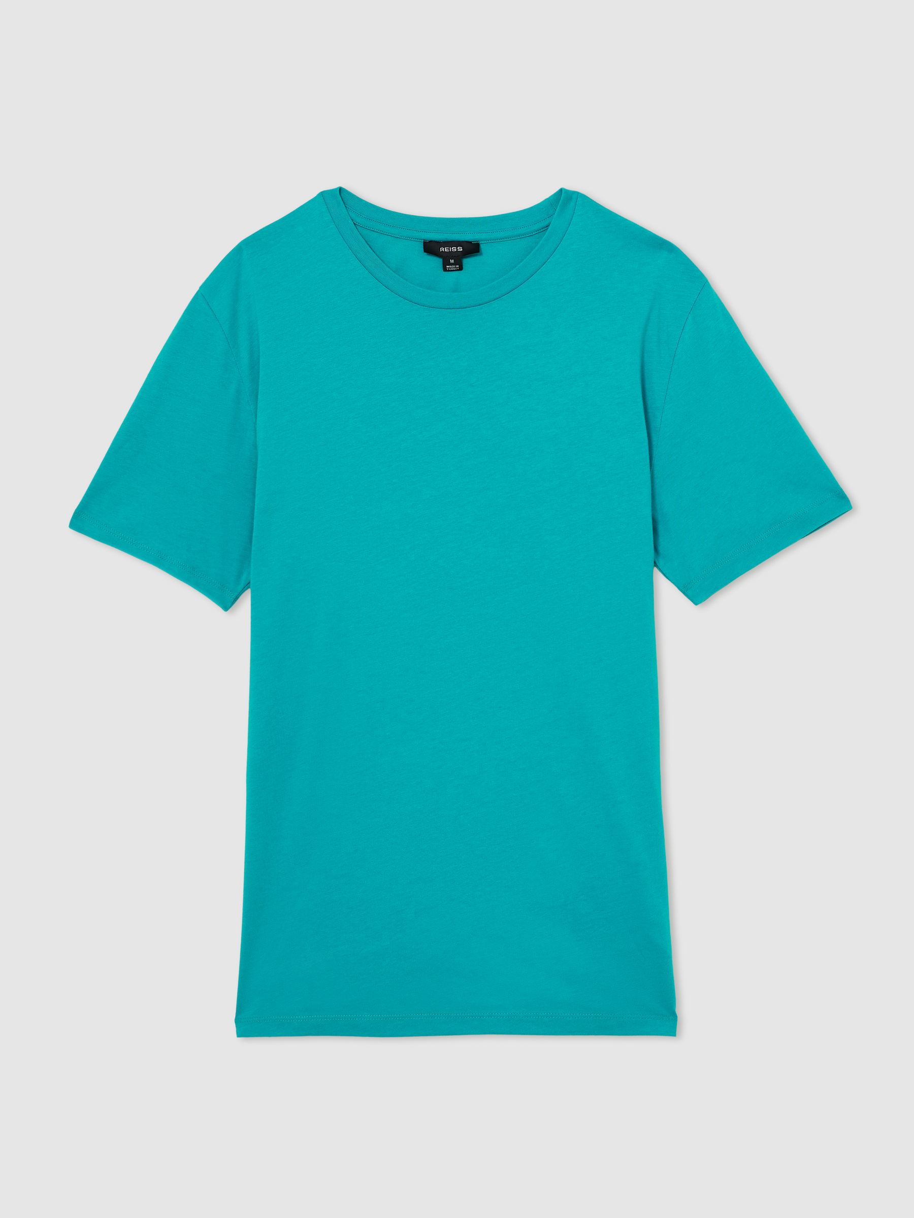 Crew Neck T-Shirt in Seafoam - Image 2 of 5