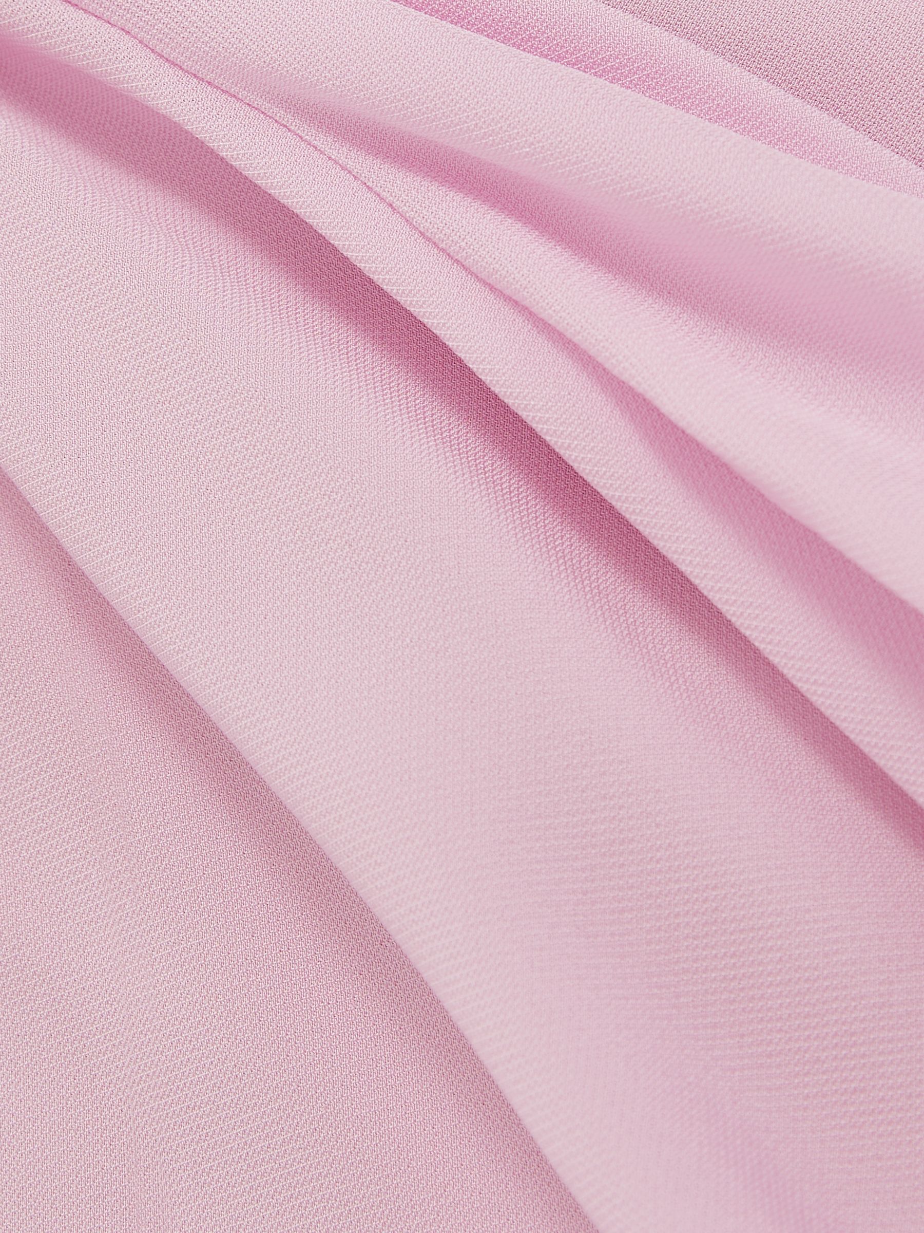 13-14 yrs Draped Tuck Sleeveless Dress in Pink - Image 2 of 2