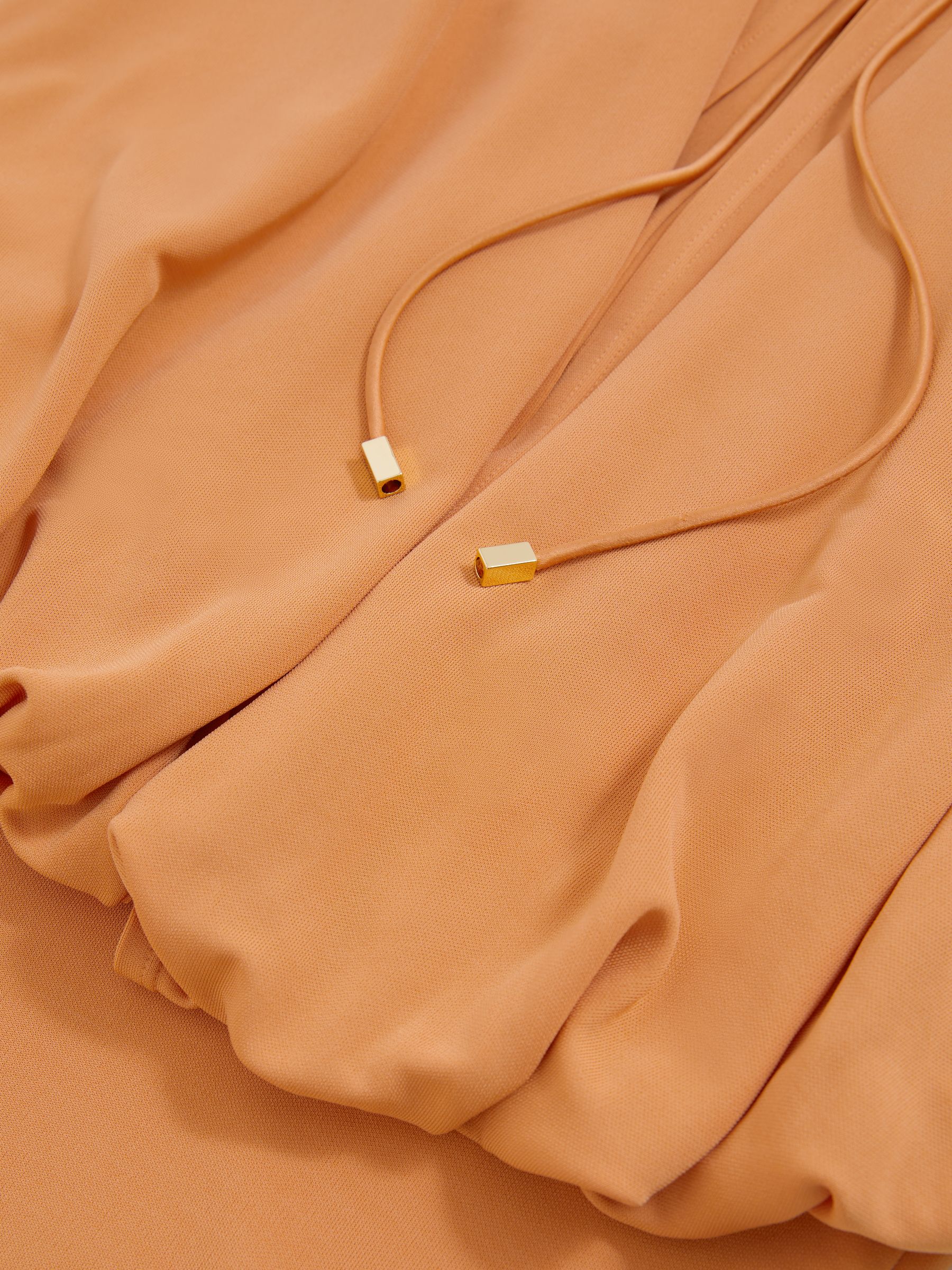 Atelier Drape Jersey Maxi Dress in Orange - Image 5 of 5