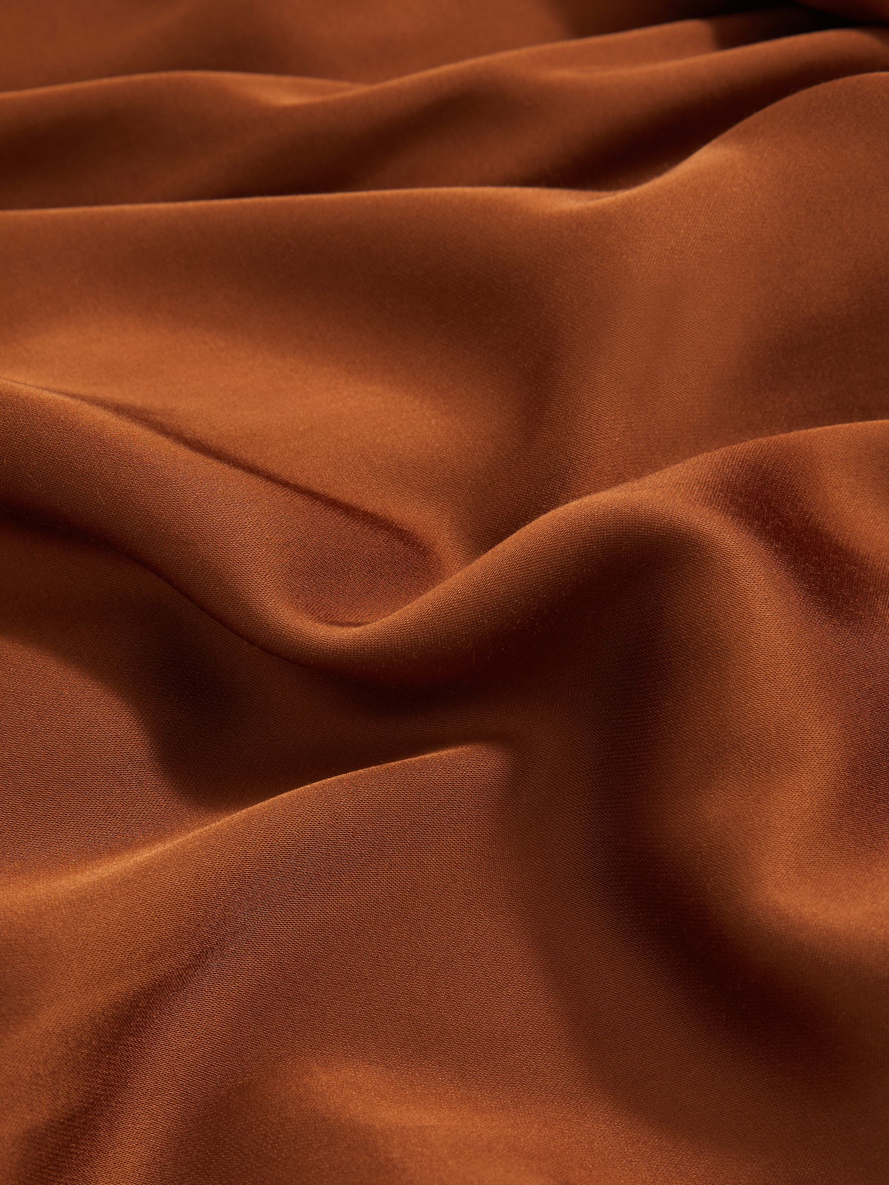 Good American Satin Wide-Leg Trousers in Copper - Image 5 of 5