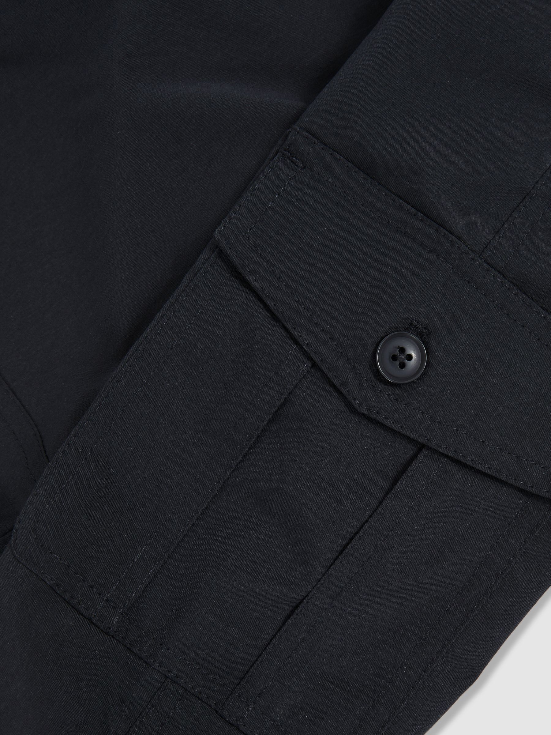 9-13 yrs Technical Straight Leg Cargo Trousers in Navy - Image 4 of 4