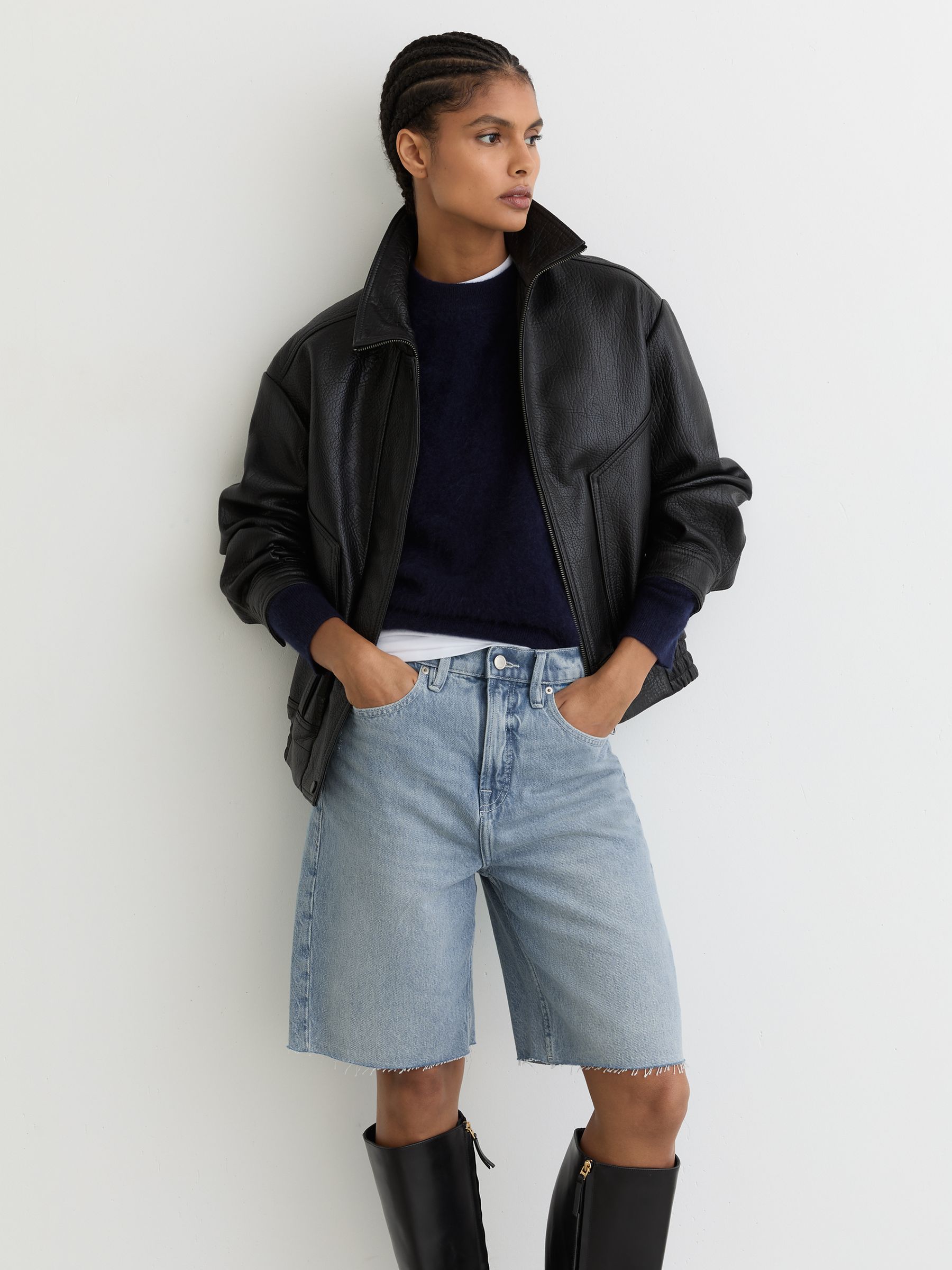 Shorts in Indigo Blue - Image 1 of 5