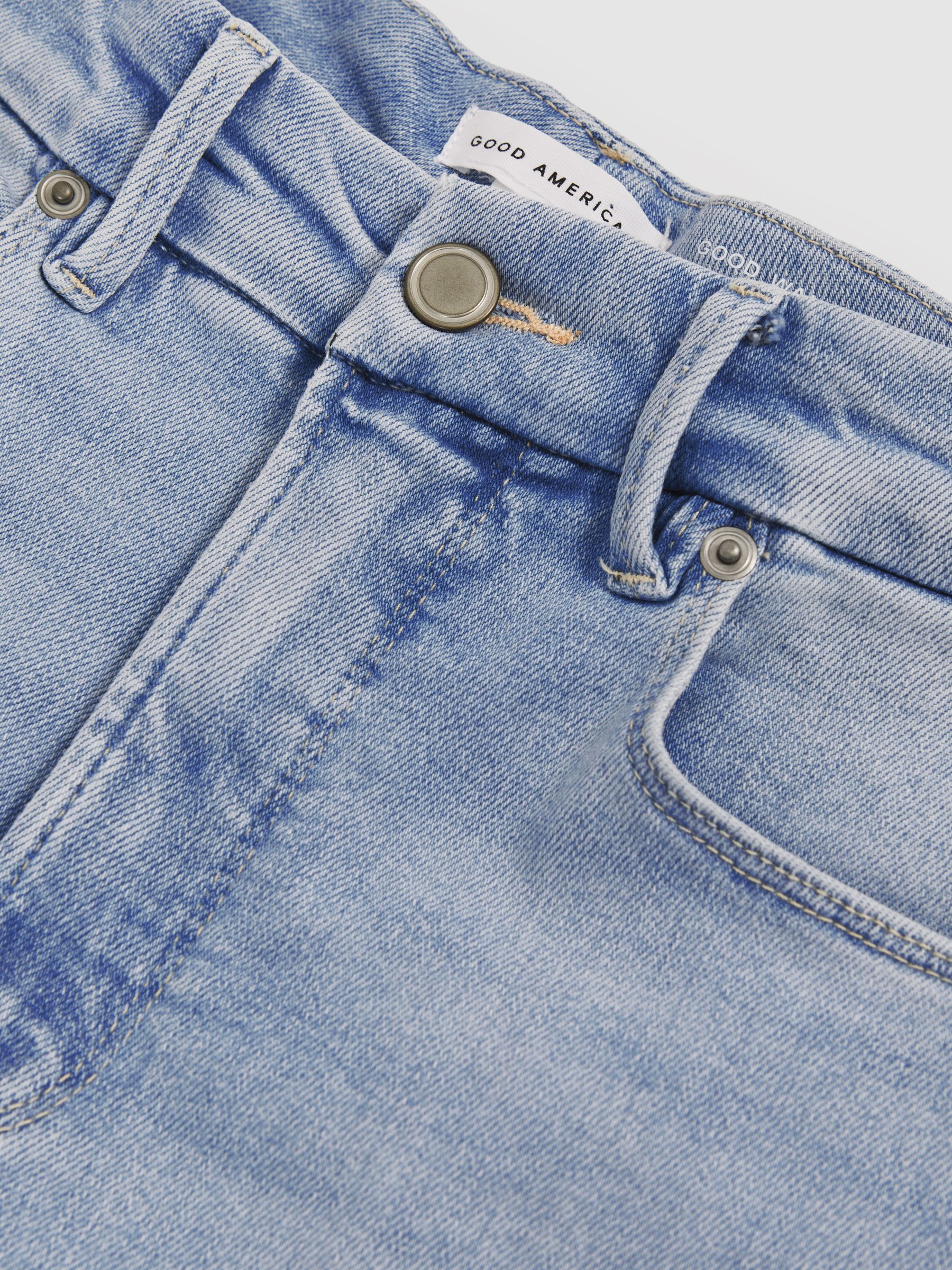 Good American Wide Compression Jeans in Indigo Blue - Image 5 of 5