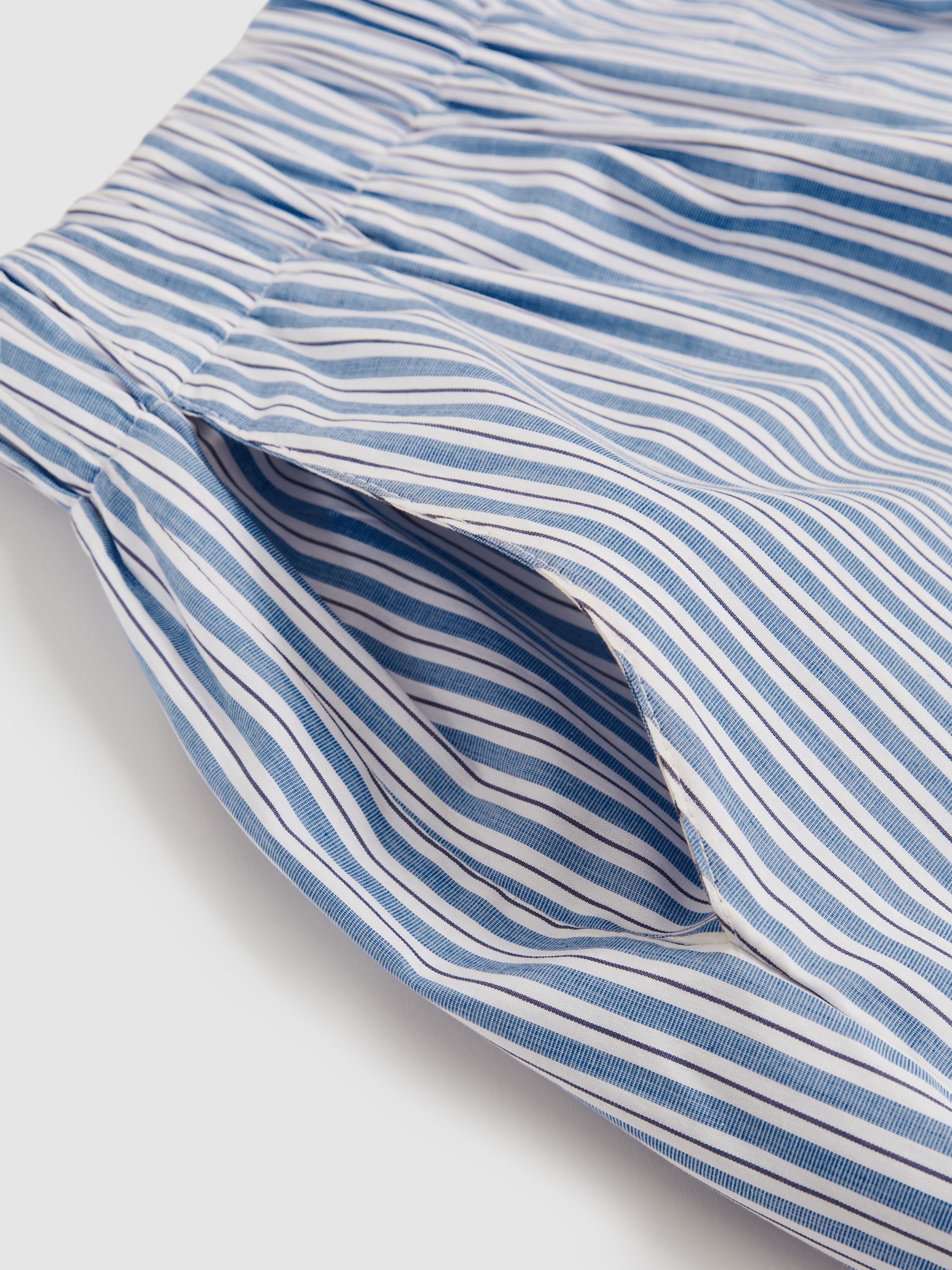McLaren F1 Team Stripe Poplin Shorts in Soft Blue - Image 7 of 7