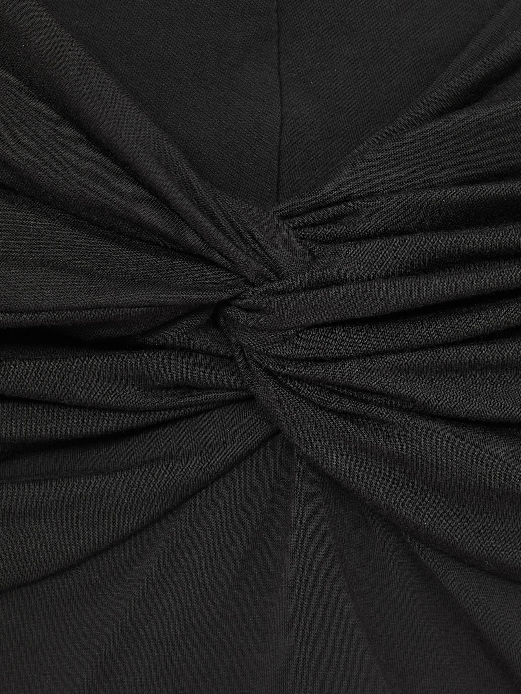 Good American Twist Off-Shoulder Top in Black - Image 5 of 5