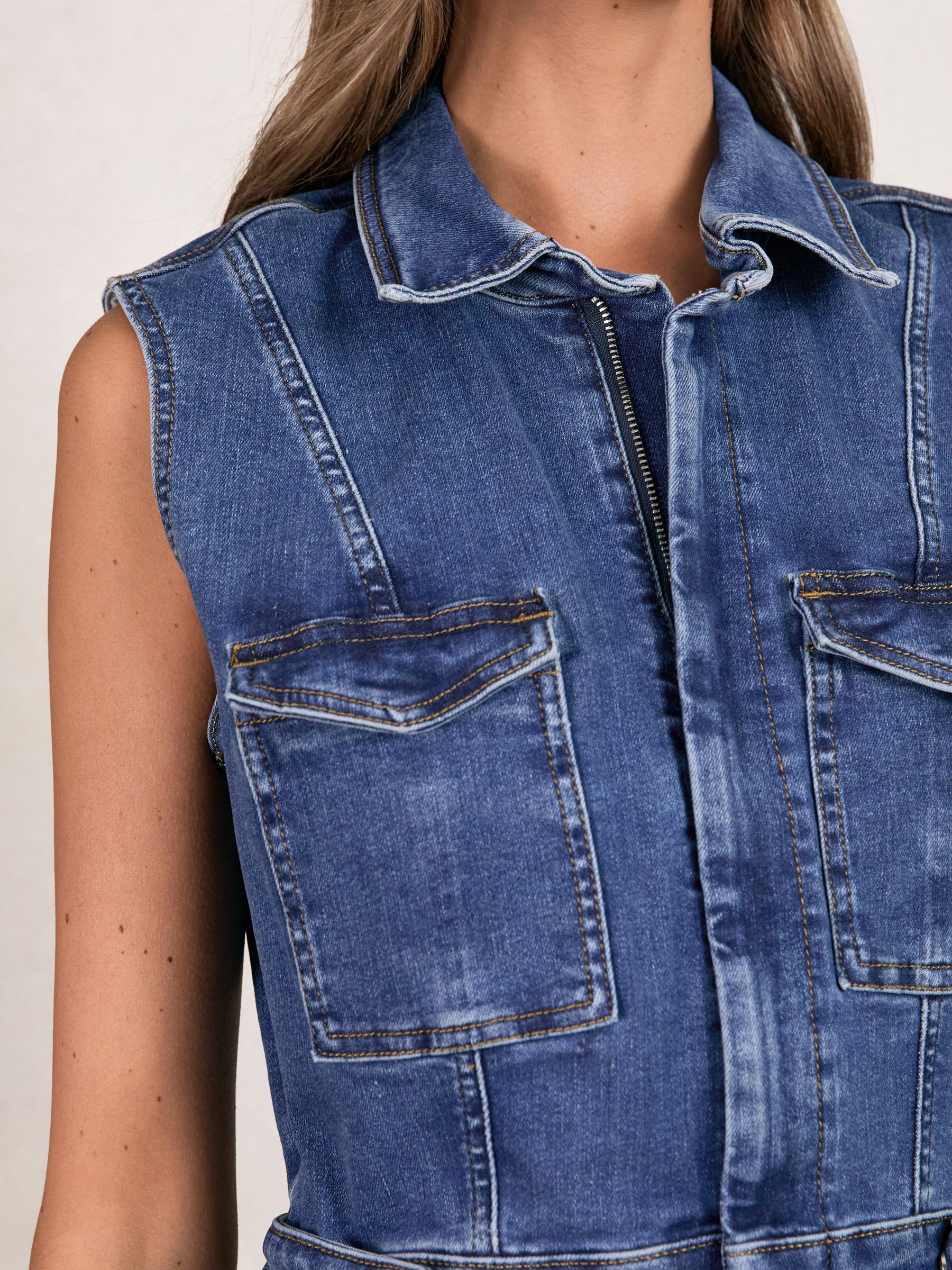 Good American Denim Mini Dress in Indigo - image 4