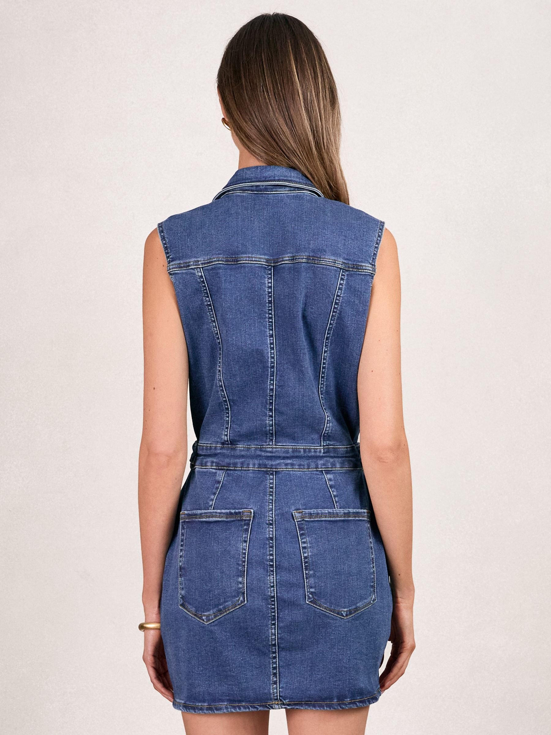 Good American Denim Mini Dress in Indigo - image 3