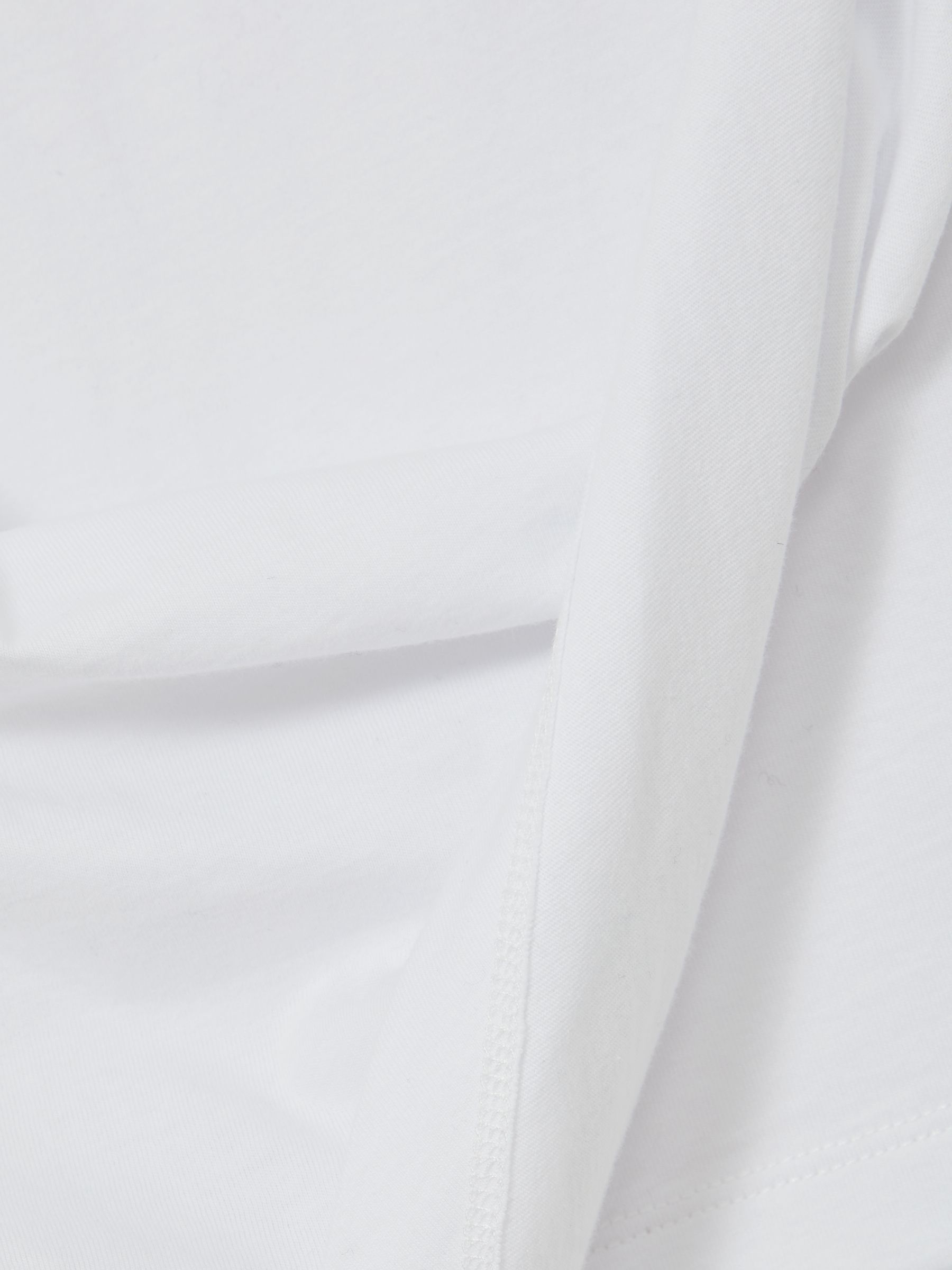 Cotton Drape T-Shirt in White - Image 5 of 5