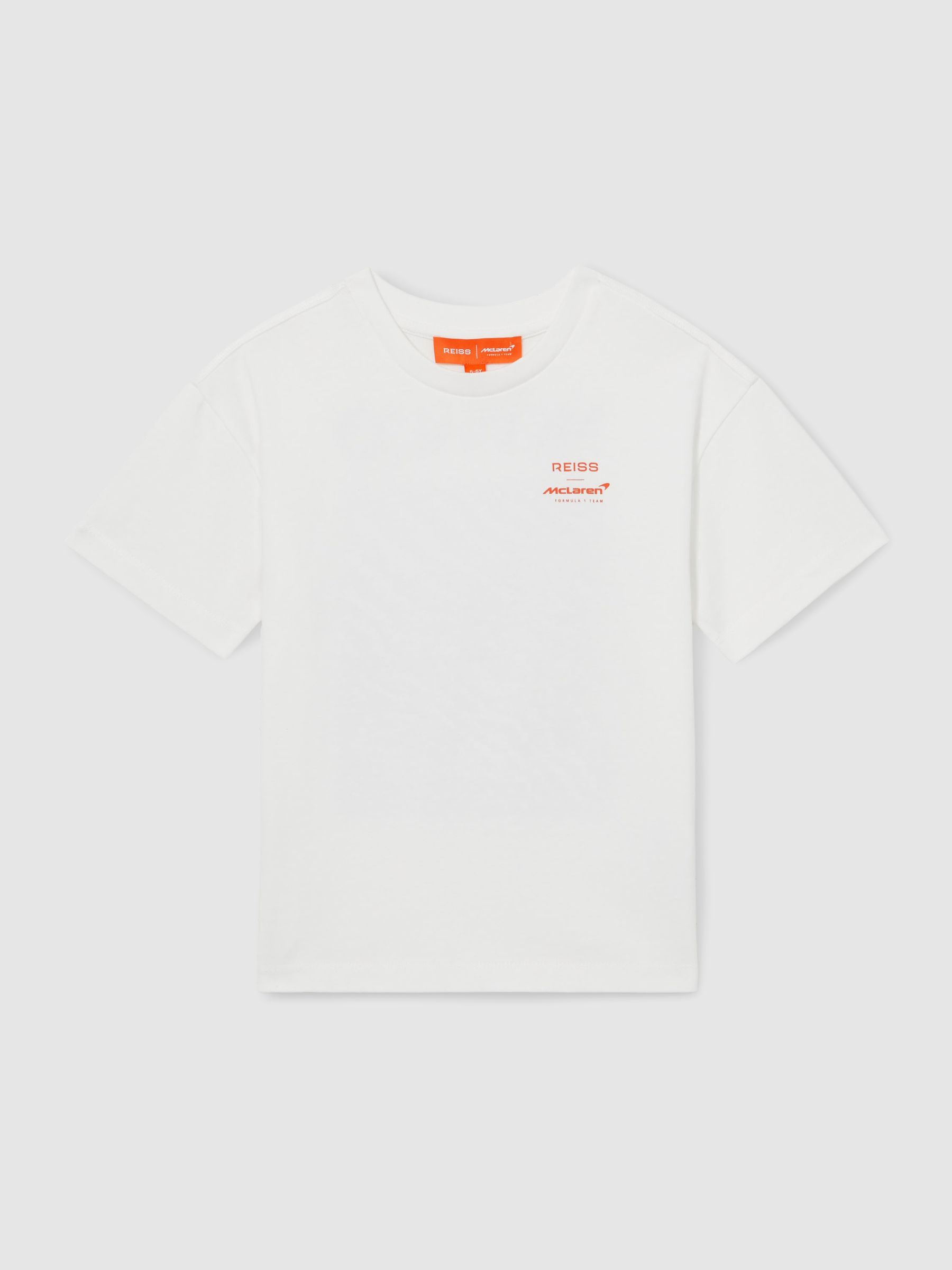 Unisex Fit McLaren F1 Team Monaco GP T-Shirt in White/Blue - Image 1 of 9
