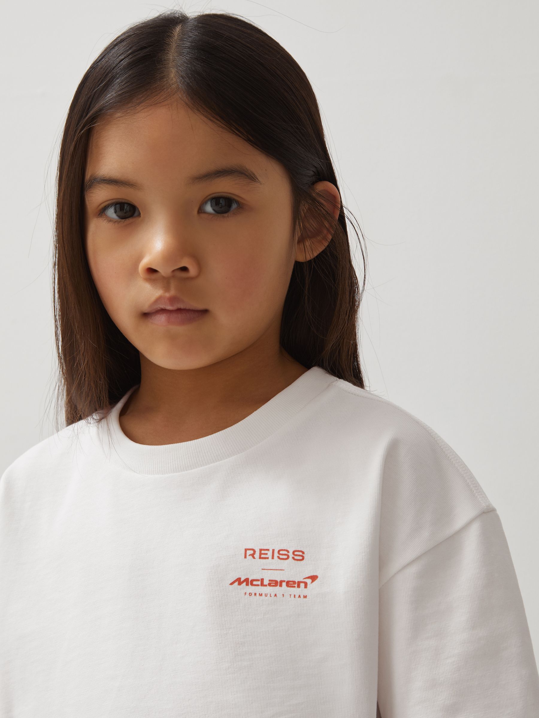 Unisex Fit McLaren F1 Team Monaco GP T-Shirt in White/Blue - Image 4 of 9