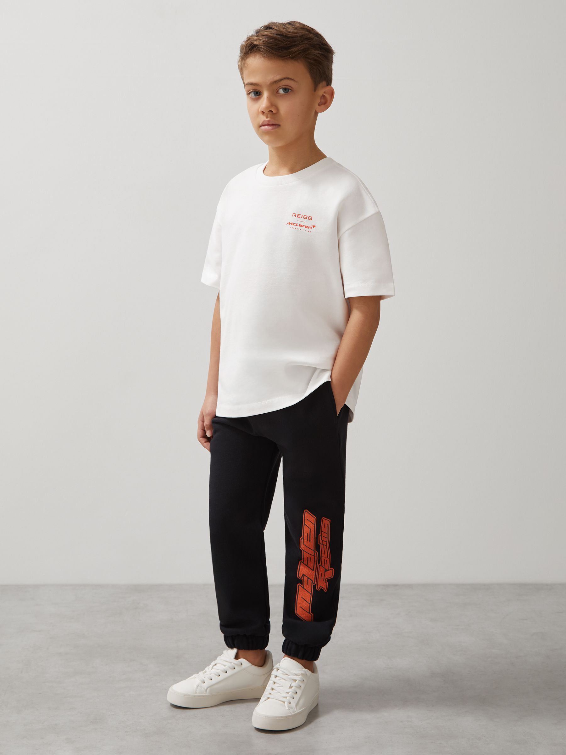 Unisex Fit McLaren F1 Team Monaco GP T-Shirt in White/Blue - Image 5 of 9