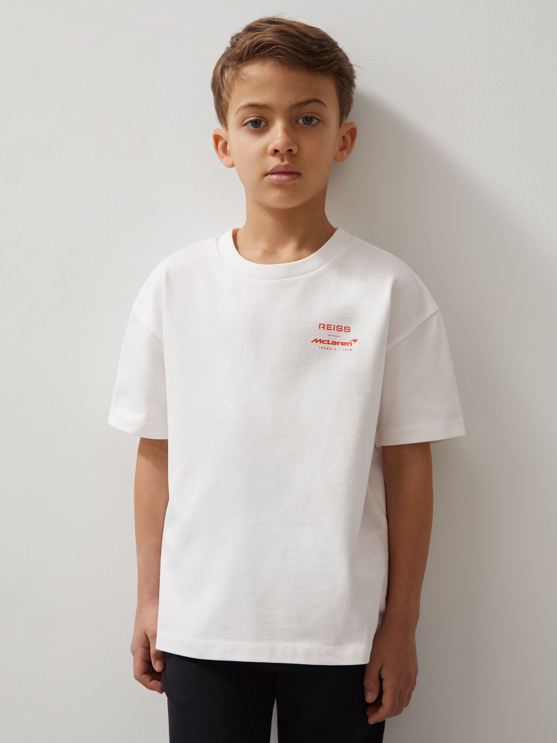 Unisex Fit McLaren F1 Team Monaco GP T-Shirt in White/Blue - Image 7 of 9