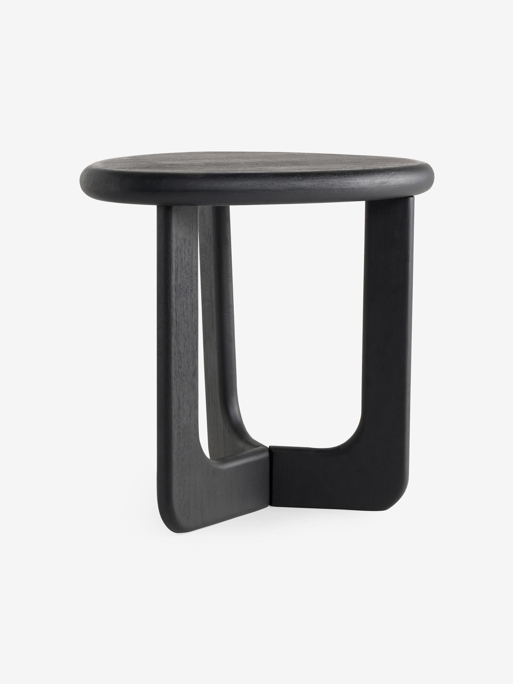 Arlo Side Table in Black Mango Wood - Image 5 of 6