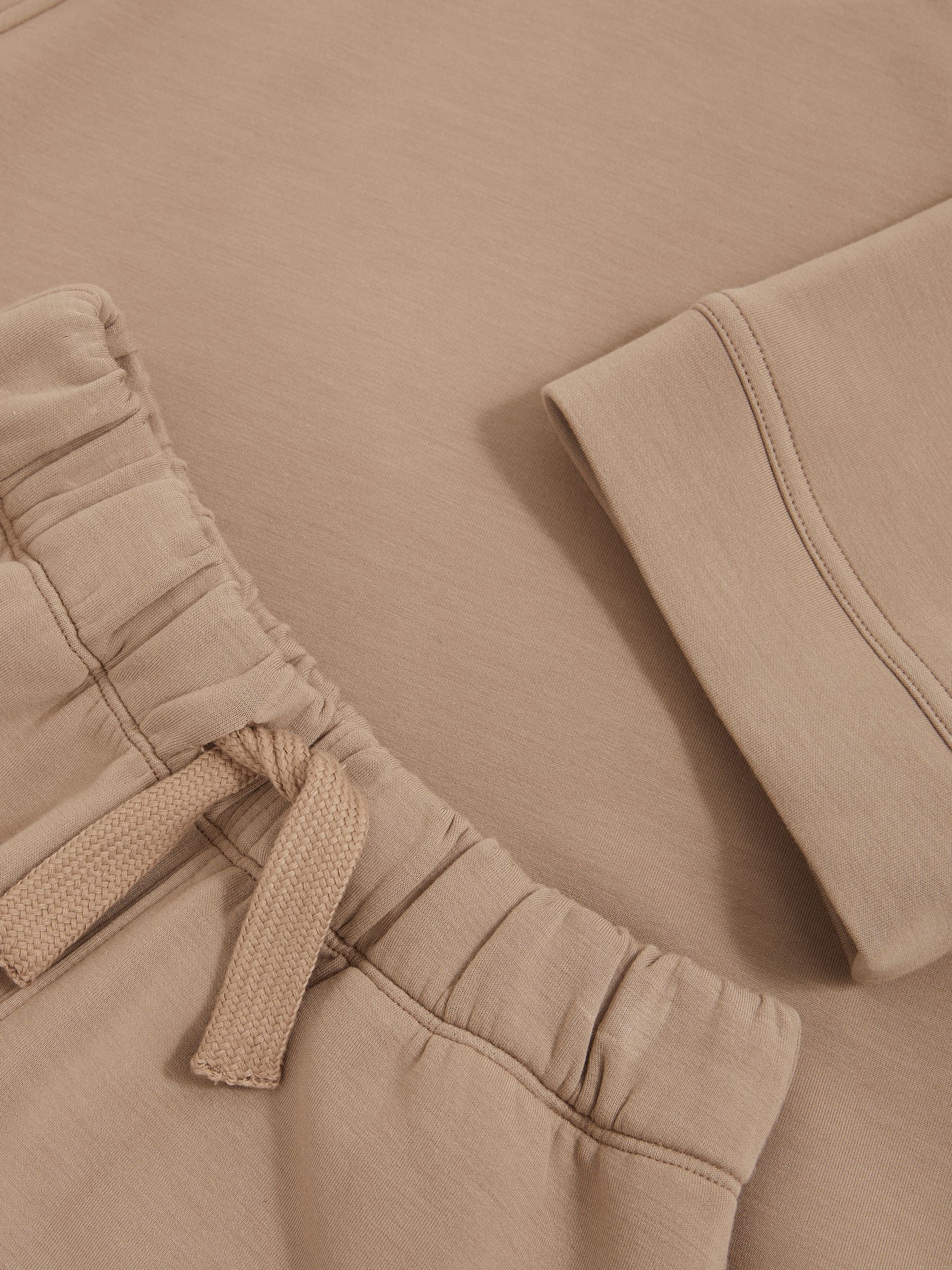 9-13 yrs Modal-Blend Sweatshirt And Shorts Set in Mink - Image 5 of 5