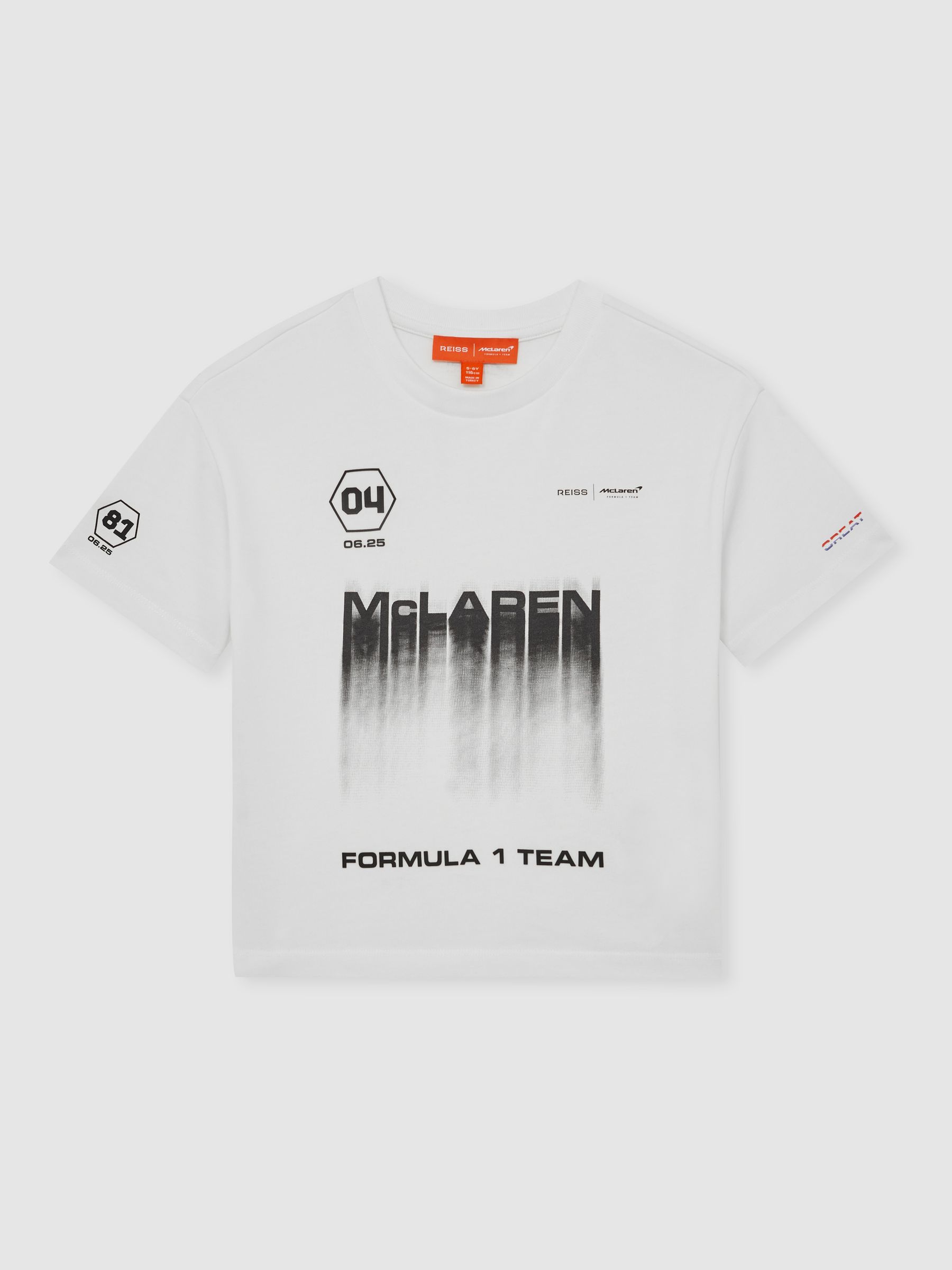 9-13 yrs McLaren F1 Team British GP T-Shirt Unisex Fit in White - Image 2 of 6