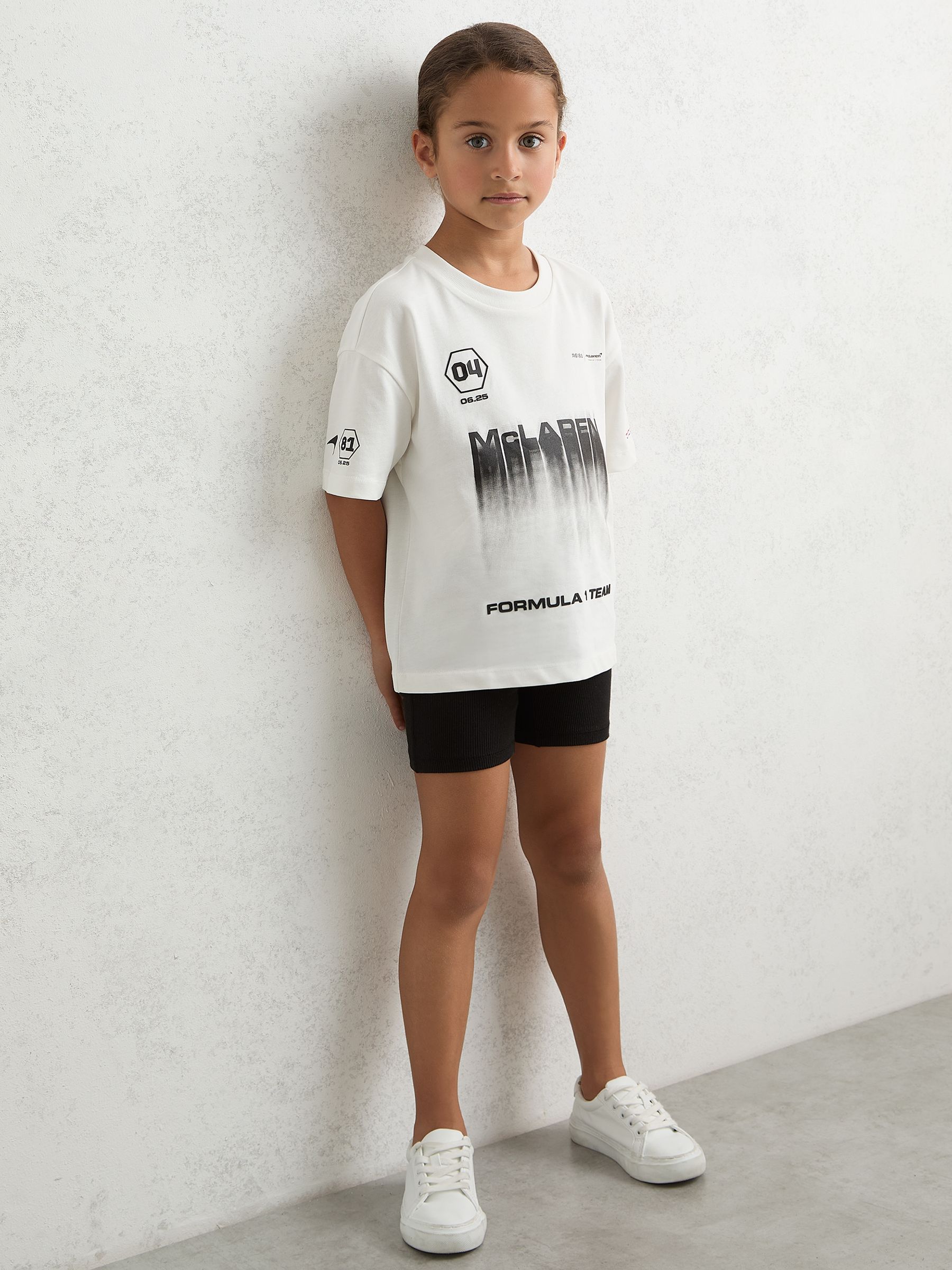3-9 yrs McLaren F1 Team British GP T-Shirt Unisex Fit in White - Image 3 of 6