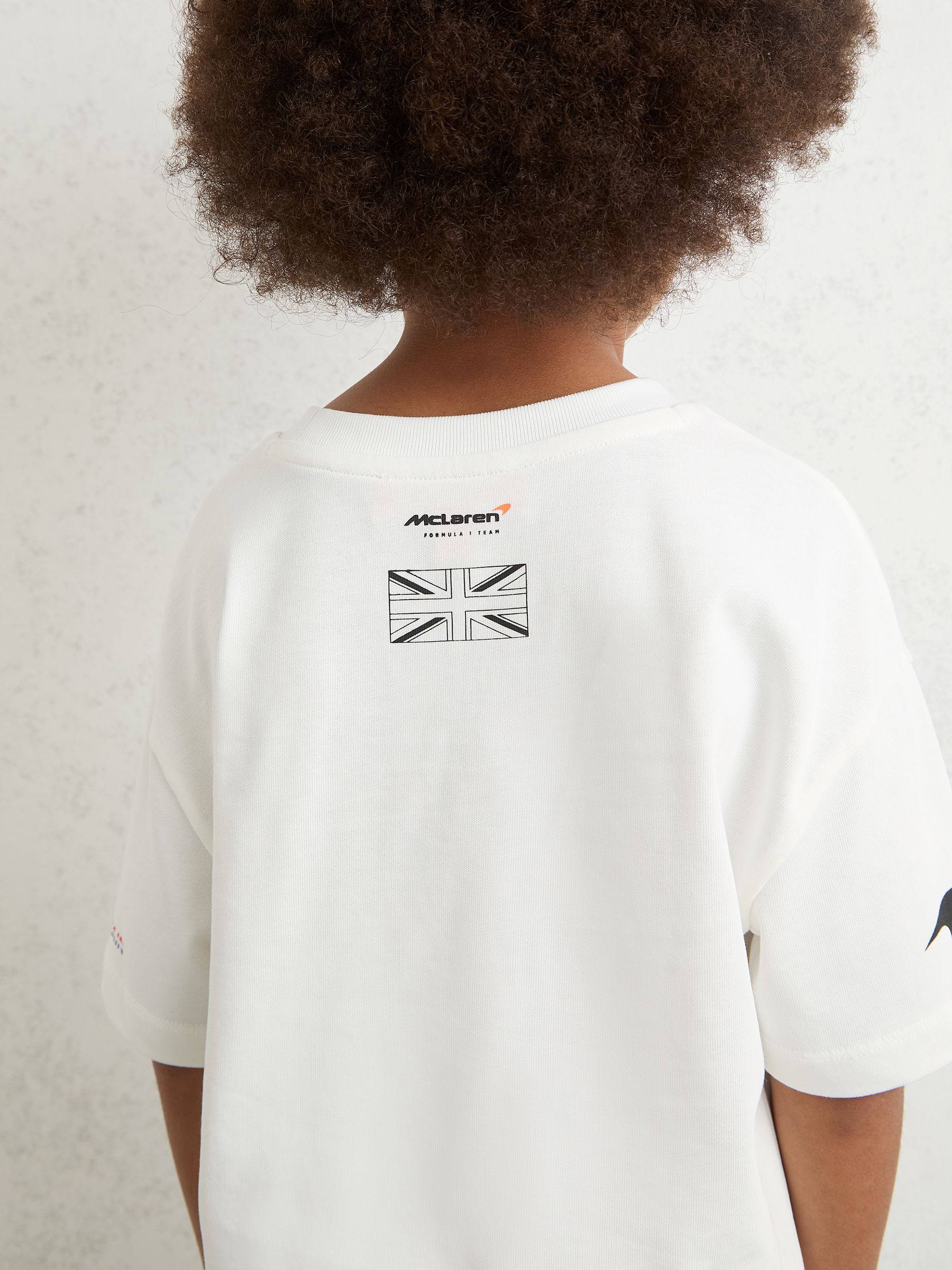 3-9 yrs McLaren F1 Team British GP T-Shirt Unisex Fit in White - Image 5 of 6