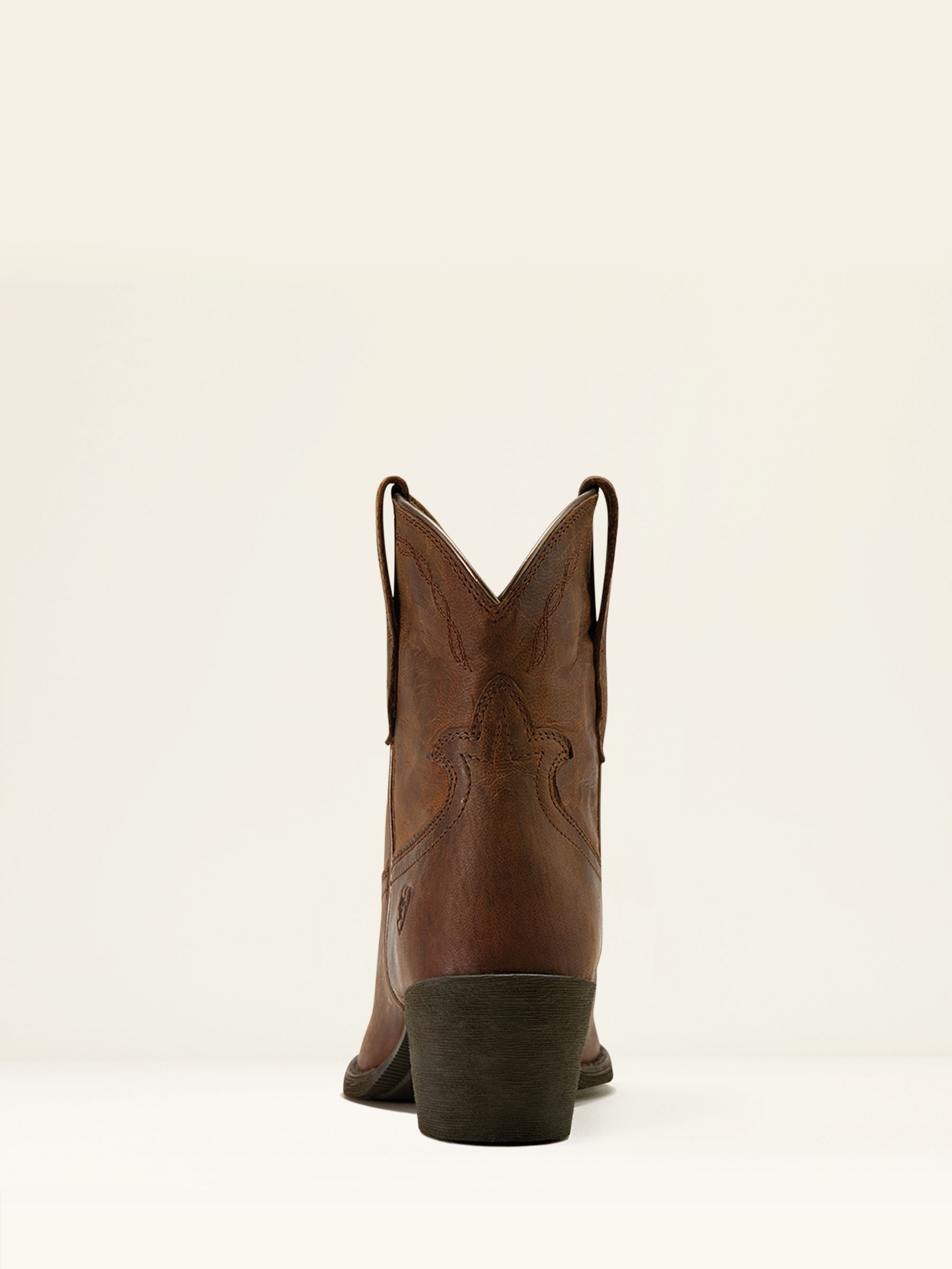 Ariat Brown Ariat Maggie Leather J Toe Western Brown Boots - Image 4 of 5