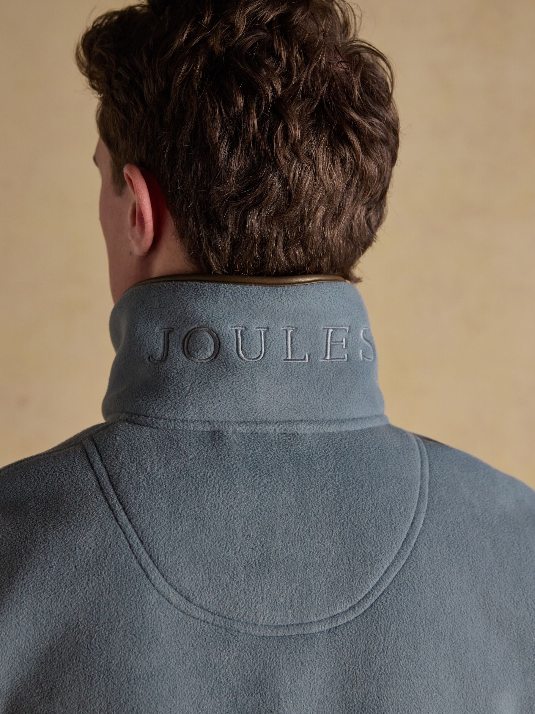 Heritage Fleece Chambray Blue Gilet - Image 11 of 12