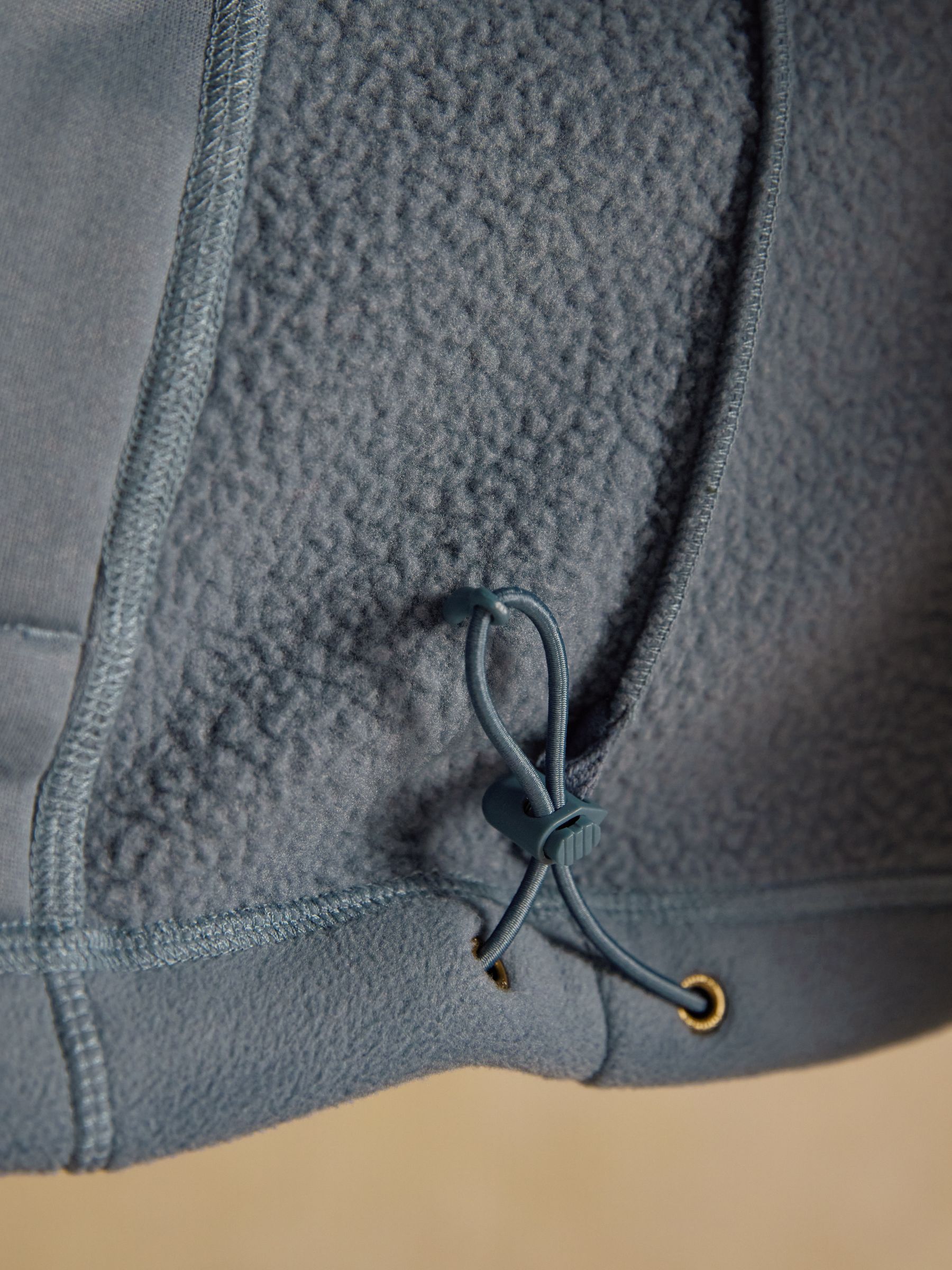 Heritage Fleece Chambray Blue Gilet - Image 8 of 12