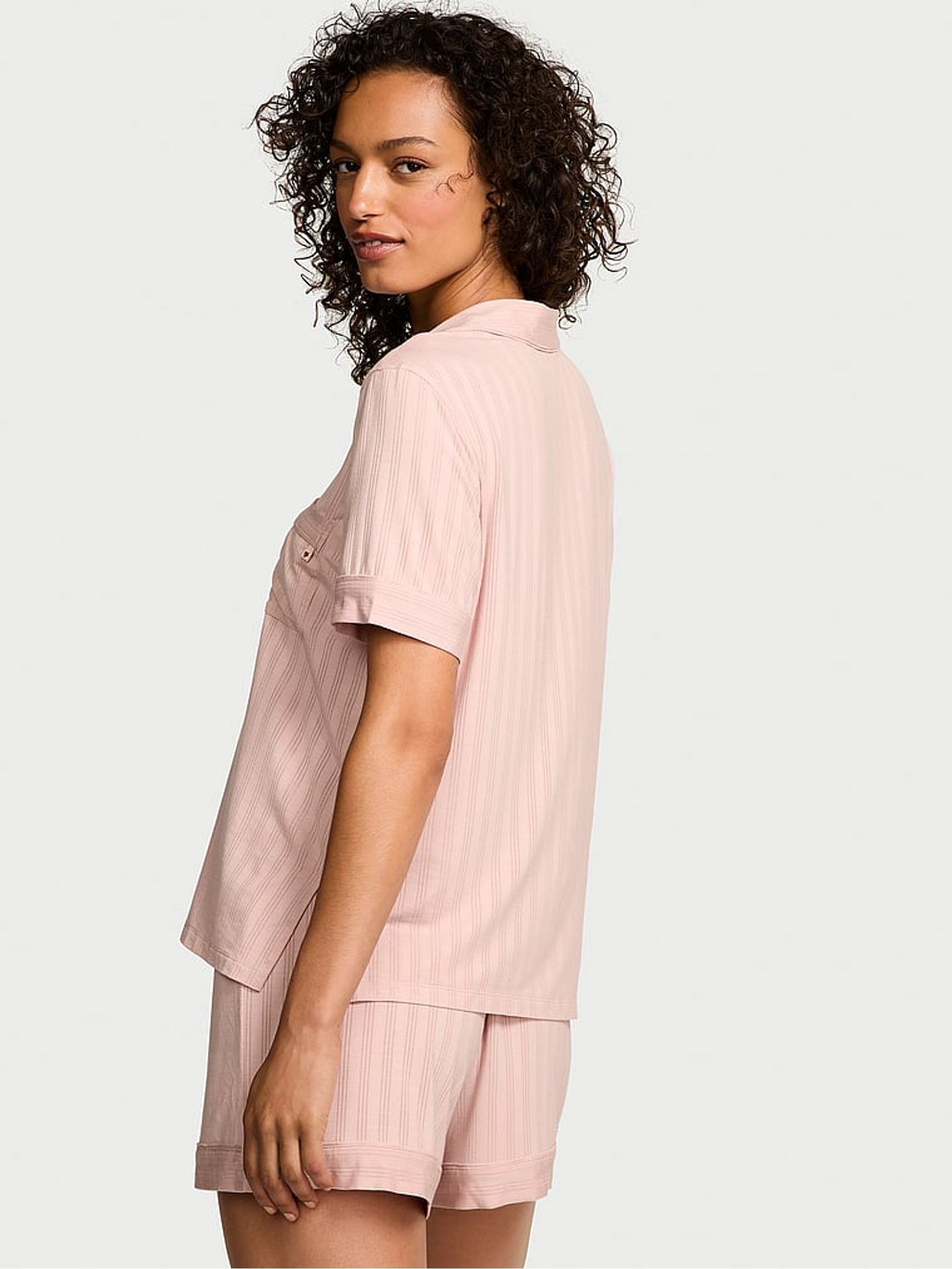Bare All Pink Modal Short Pyjama Set - Image 2 of 2