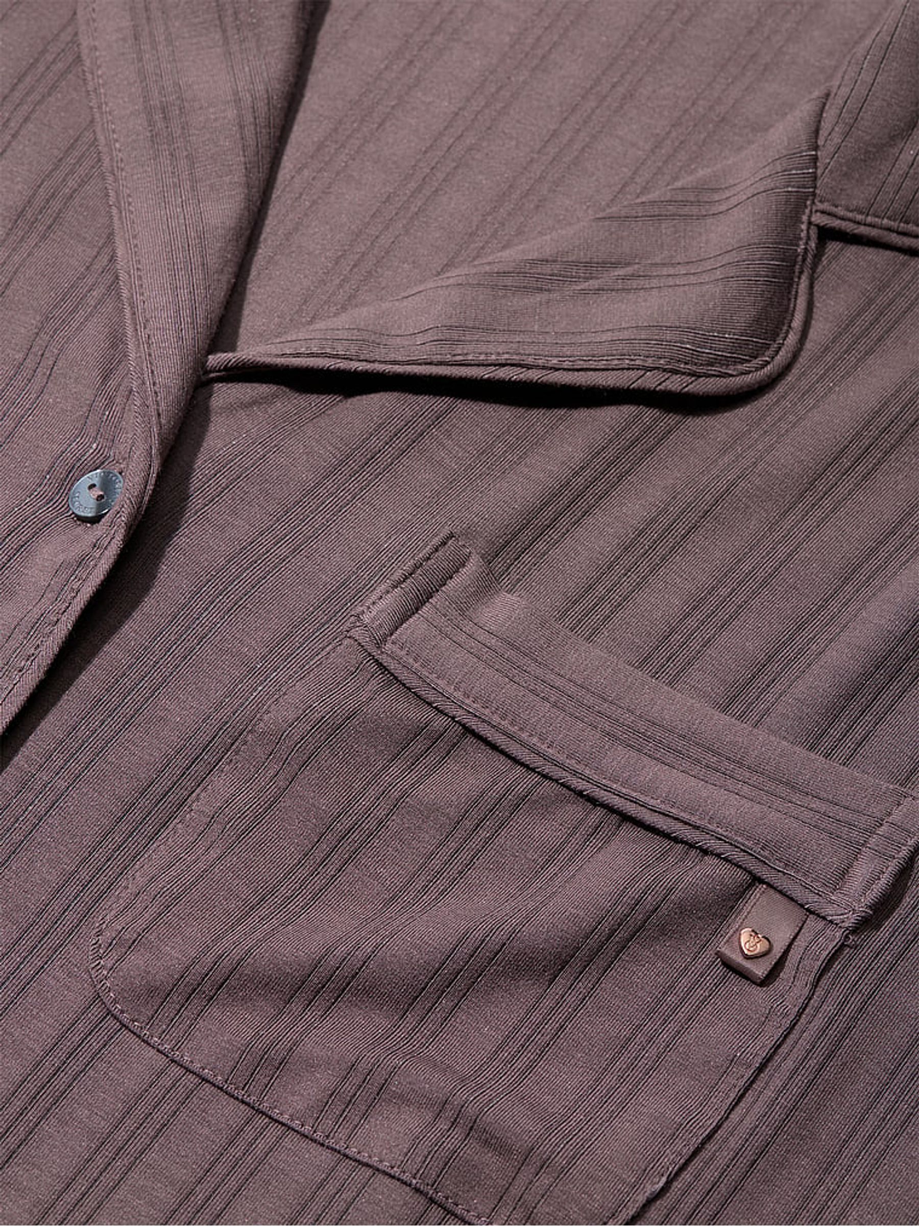 Cocoa Blush Brown Modal Short Pyjama Set - Image 3 of 3