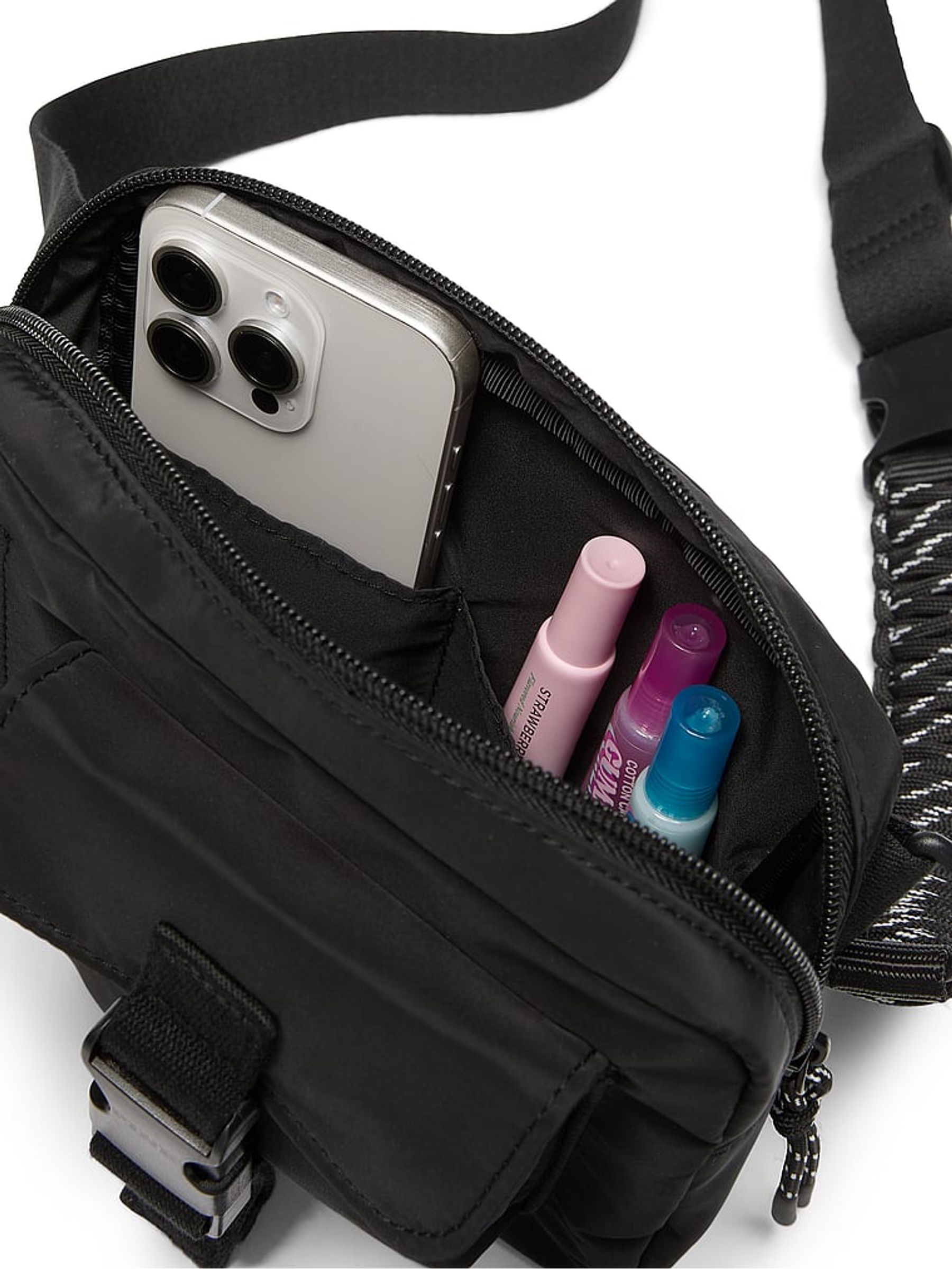 Black Cargo Belt Bag - Image 3 of 4