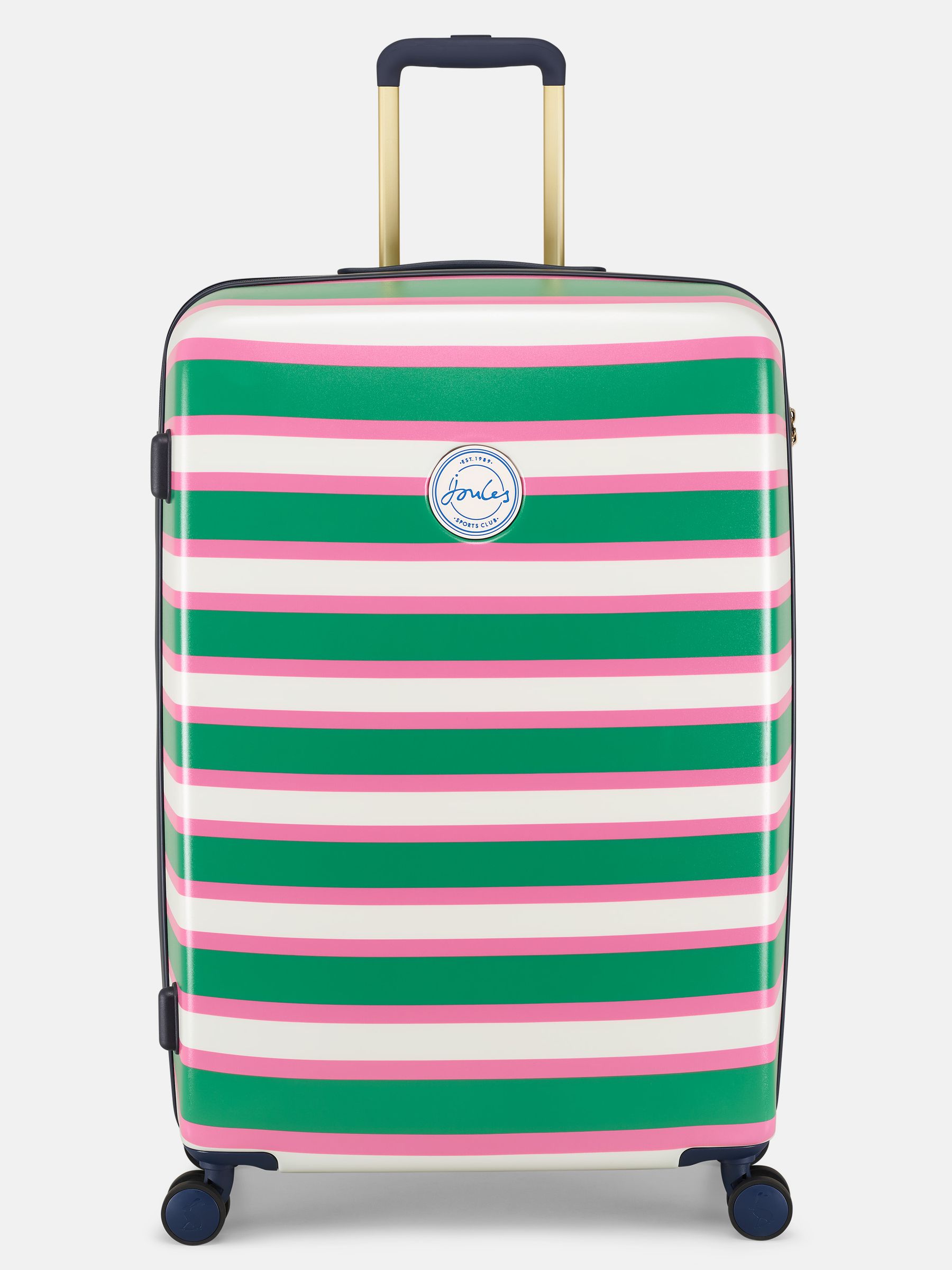 Resort Stripe Large Four Wheel Hard Shell Suitcase - Image 7 of 13
