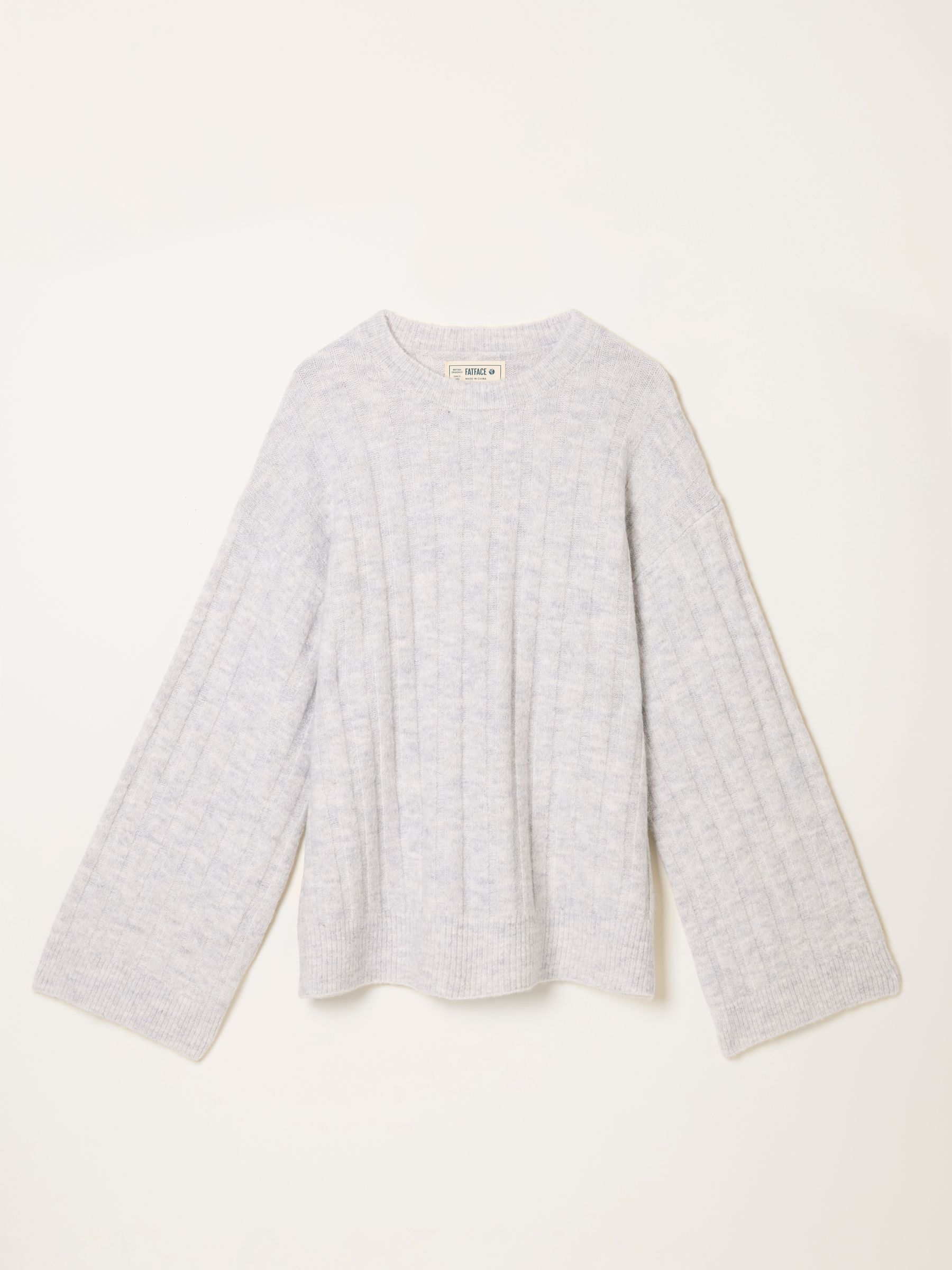 Grey Marl Knitted Lounge Jumper - Image 7 of 7 Grey Marl Knitted Lounge Jumper - Image 7 of 7