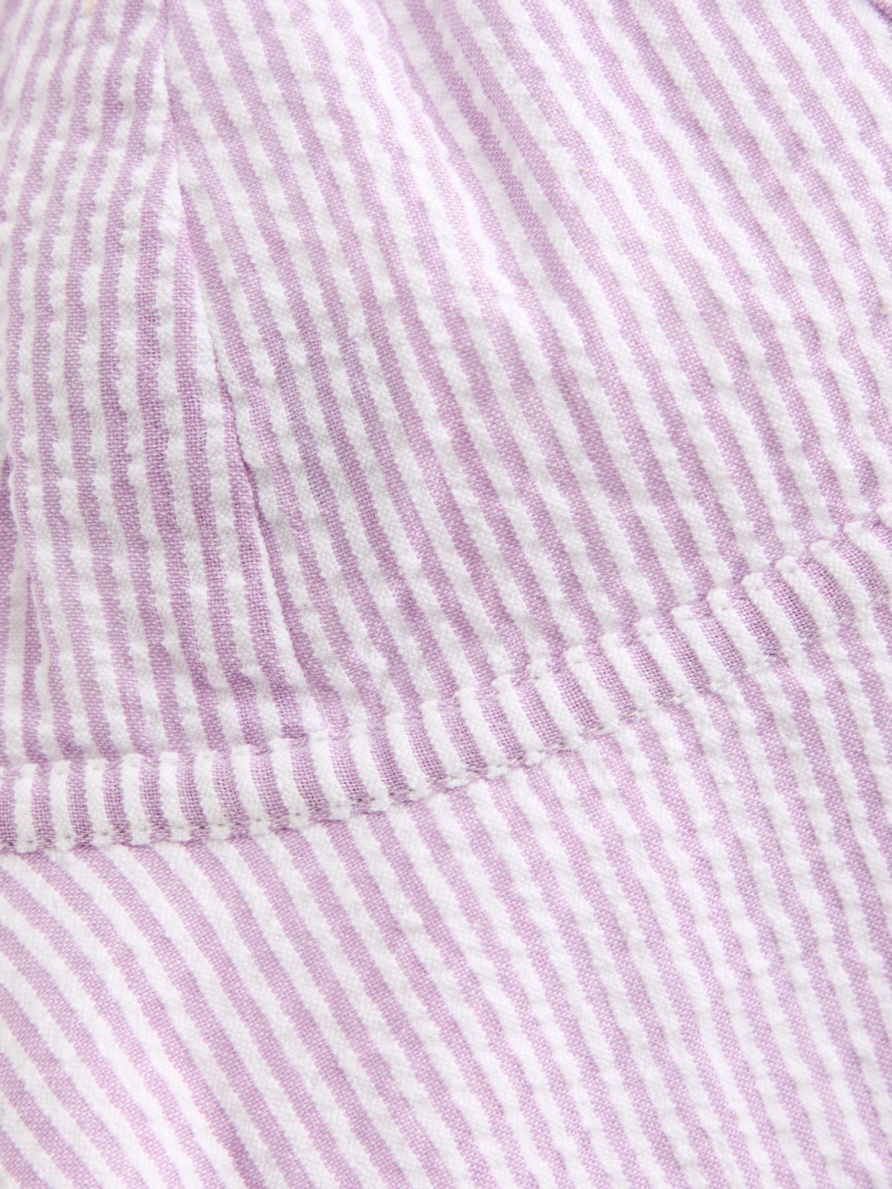 Lilac Stripe Floppy Sun Hat - Image 4 of 4