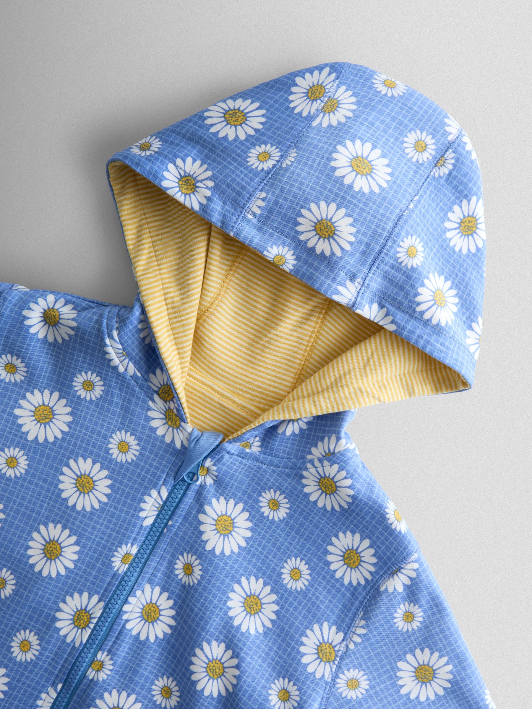 Yellow Daisy Pretty Appliqué Reversible Hoodie - Image 7 of 10