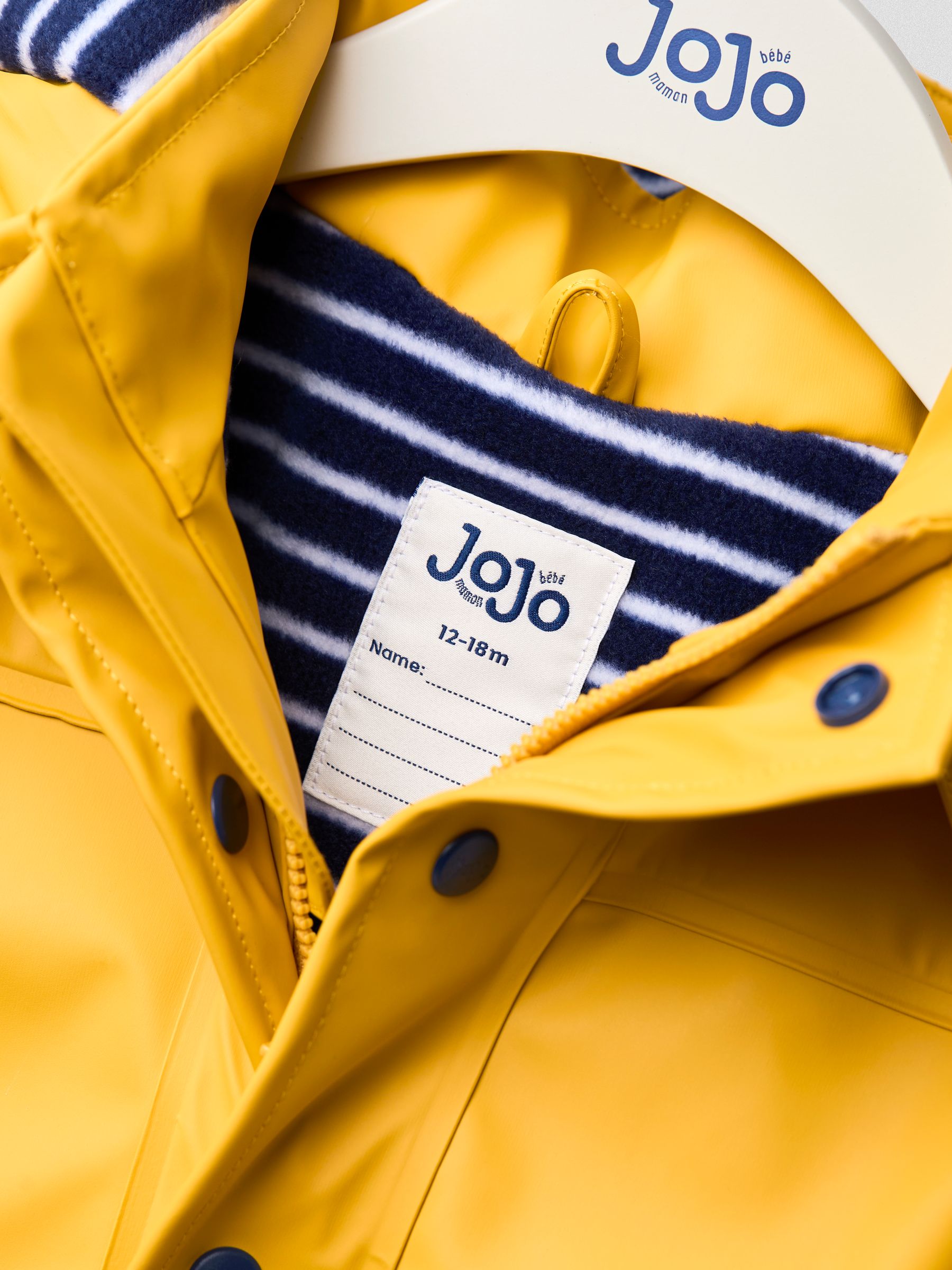 Bright Yellow Waterproof Cosy Lined Fisherman's Jacket - Image 4 of 6