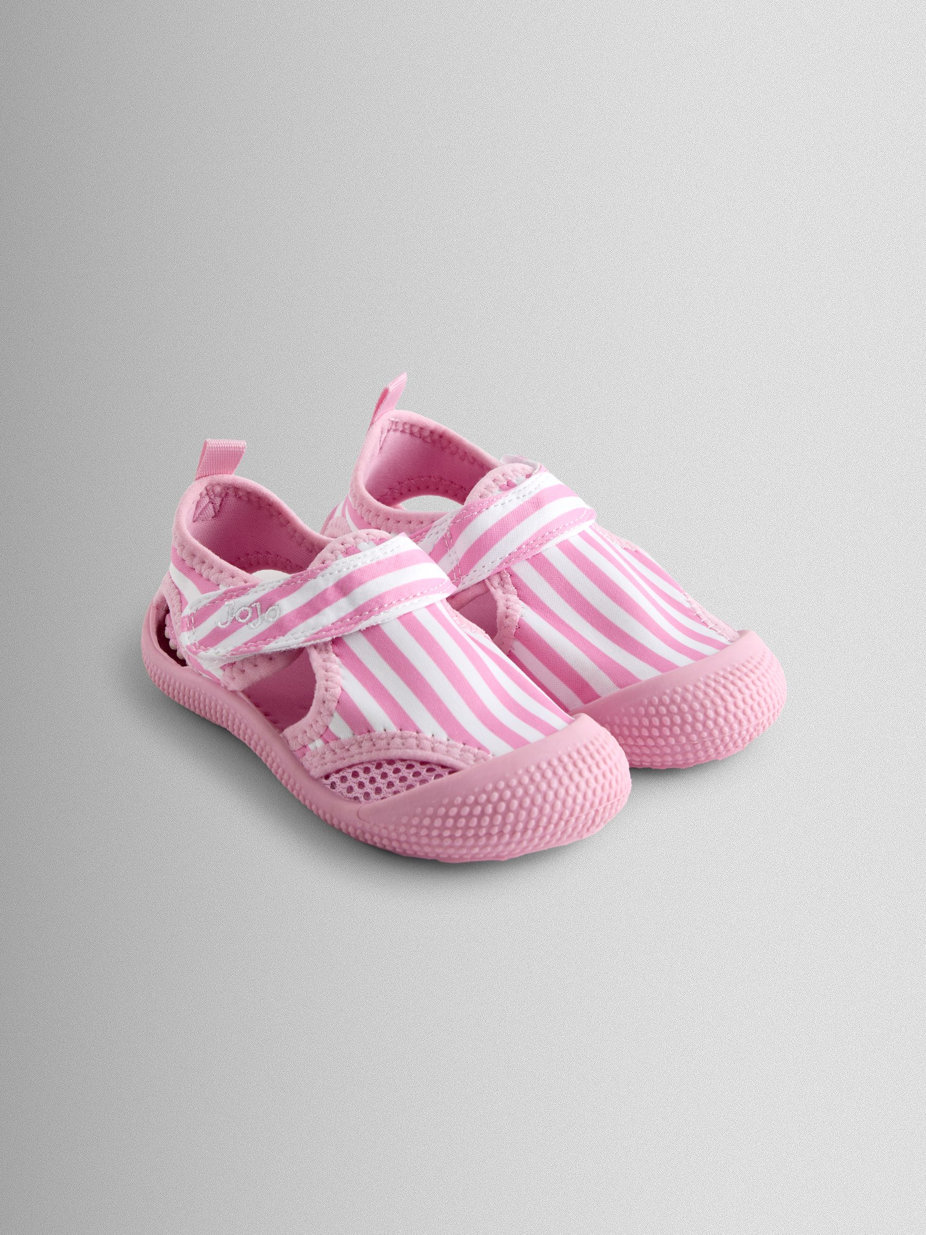 Pink Wide Stripe Beach And Swim Sandals - Image 1 of 4