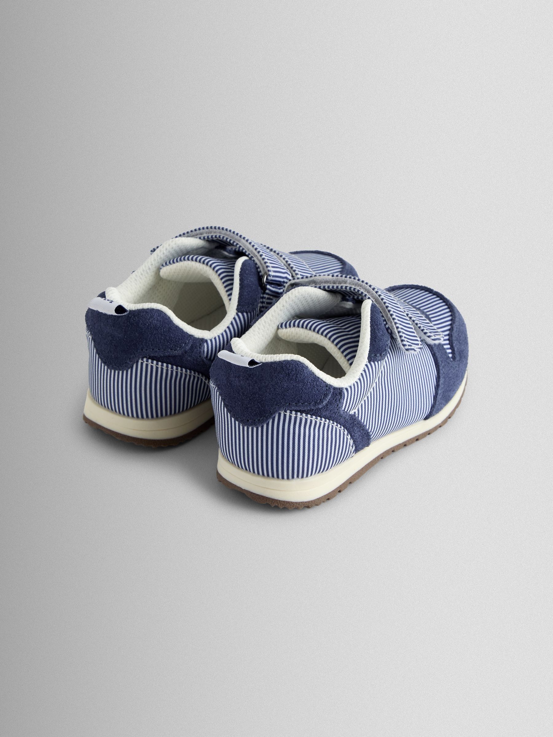 Navy Stripe Riptape Trainer - Image 3 of 4