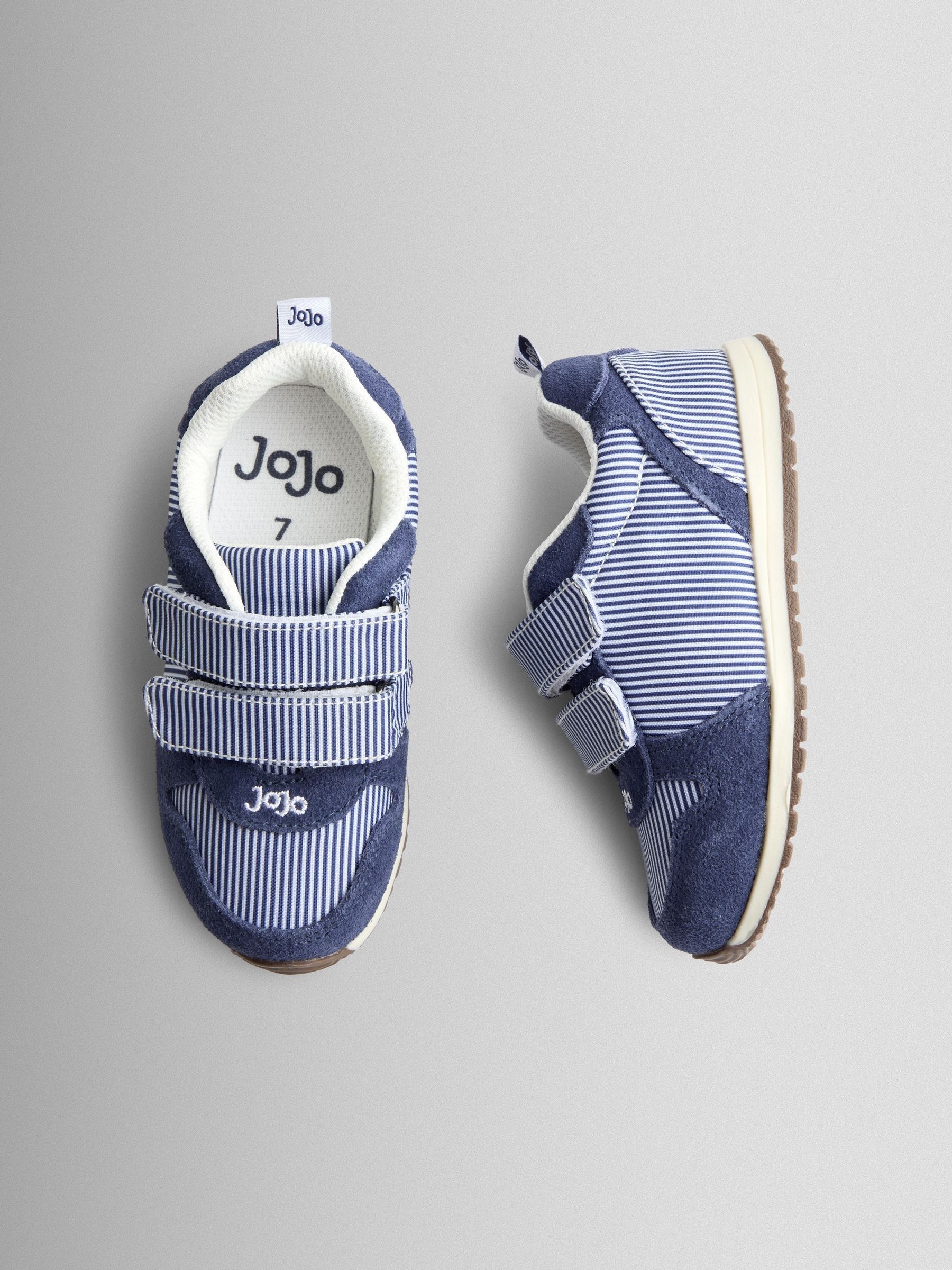 Navy Stripe Riptape Trainer - Image 4 of 4 Navy Stripe Riptape Trainer - Image 4 of 4