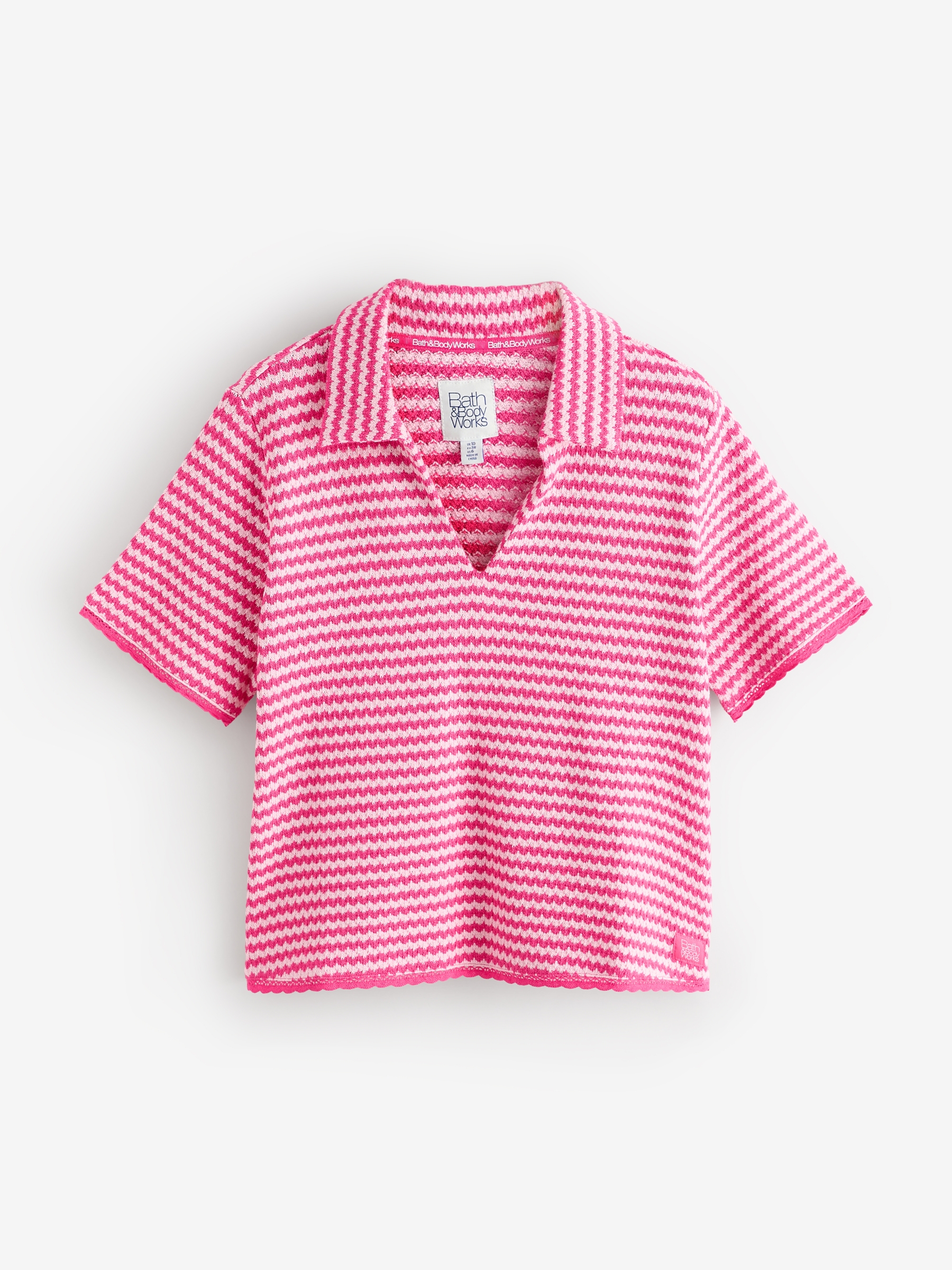 Pink Crochet Co-ord Top - Image 5 of 6