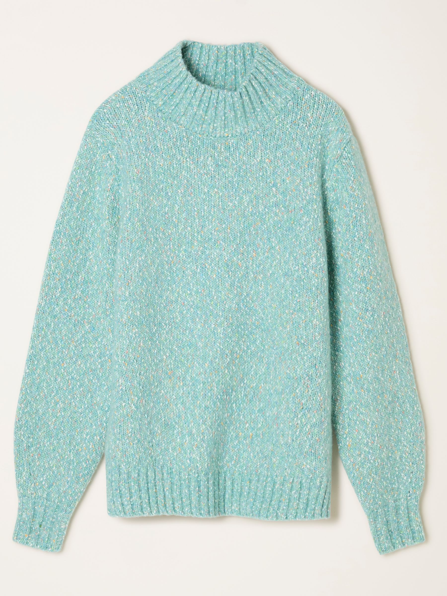 Fliss Light Teal Knitted Jumper - Image 4 of 6