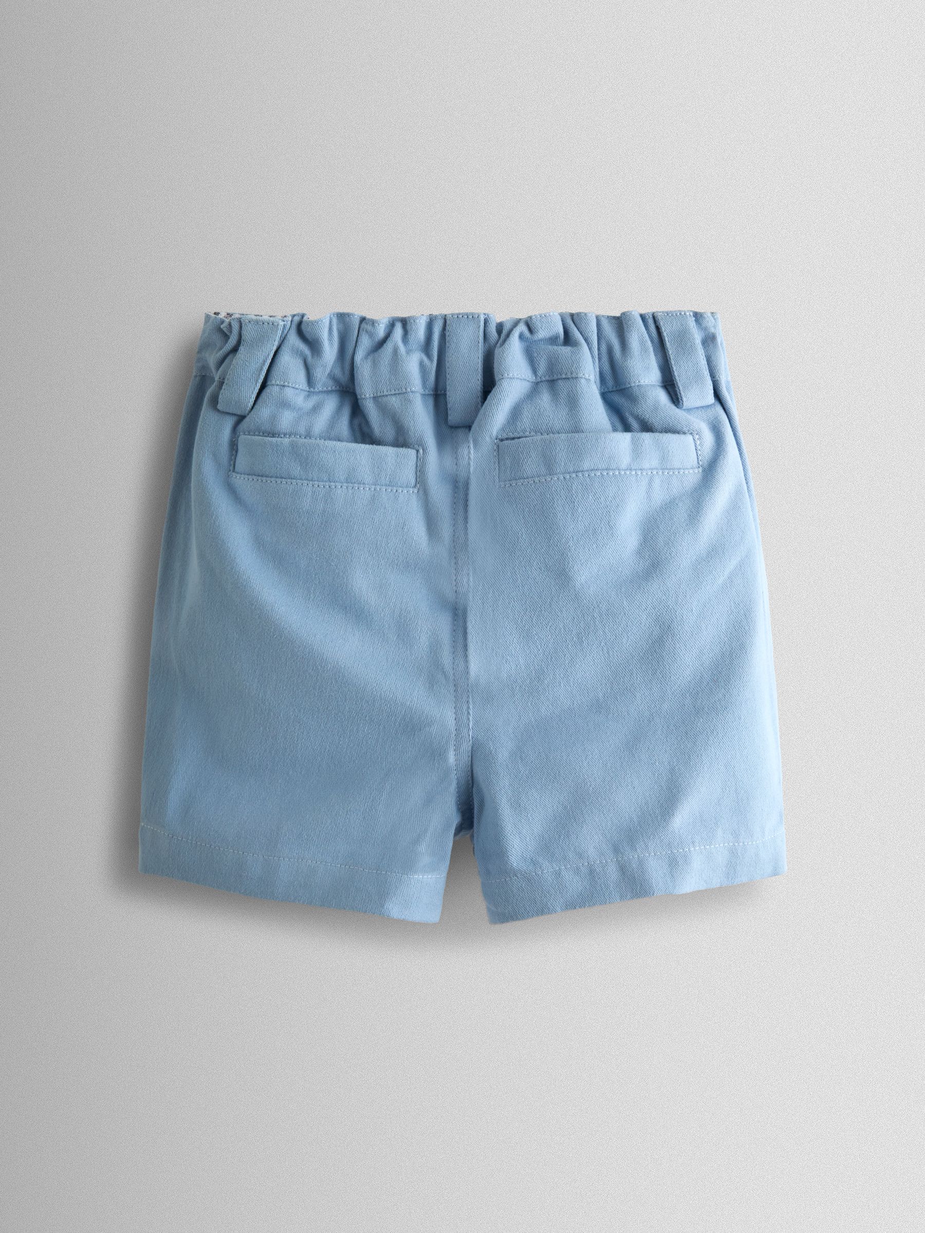 Blue Twill Chino Shorts - Image 2 of 3