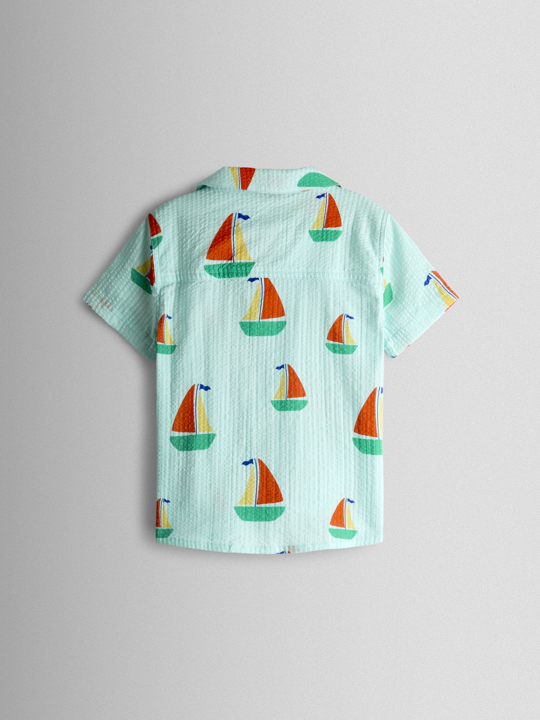 Blue Print Shirt - Image 2 of 3