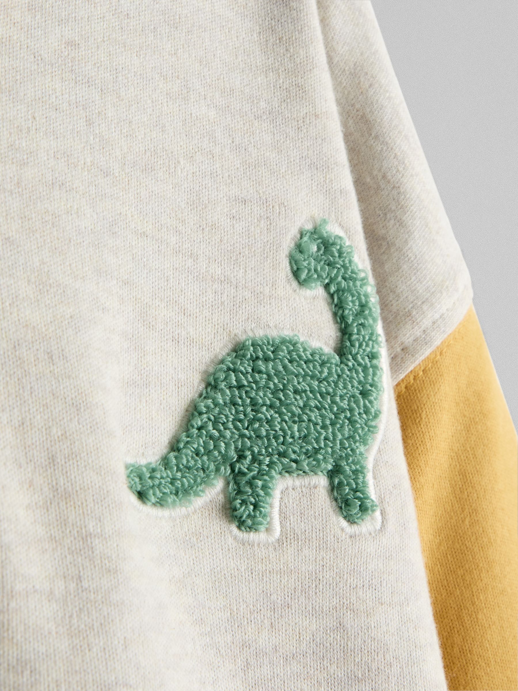 Khaki Contemporary Boucle Dino Reversible Hoodie - Image 10 of 10