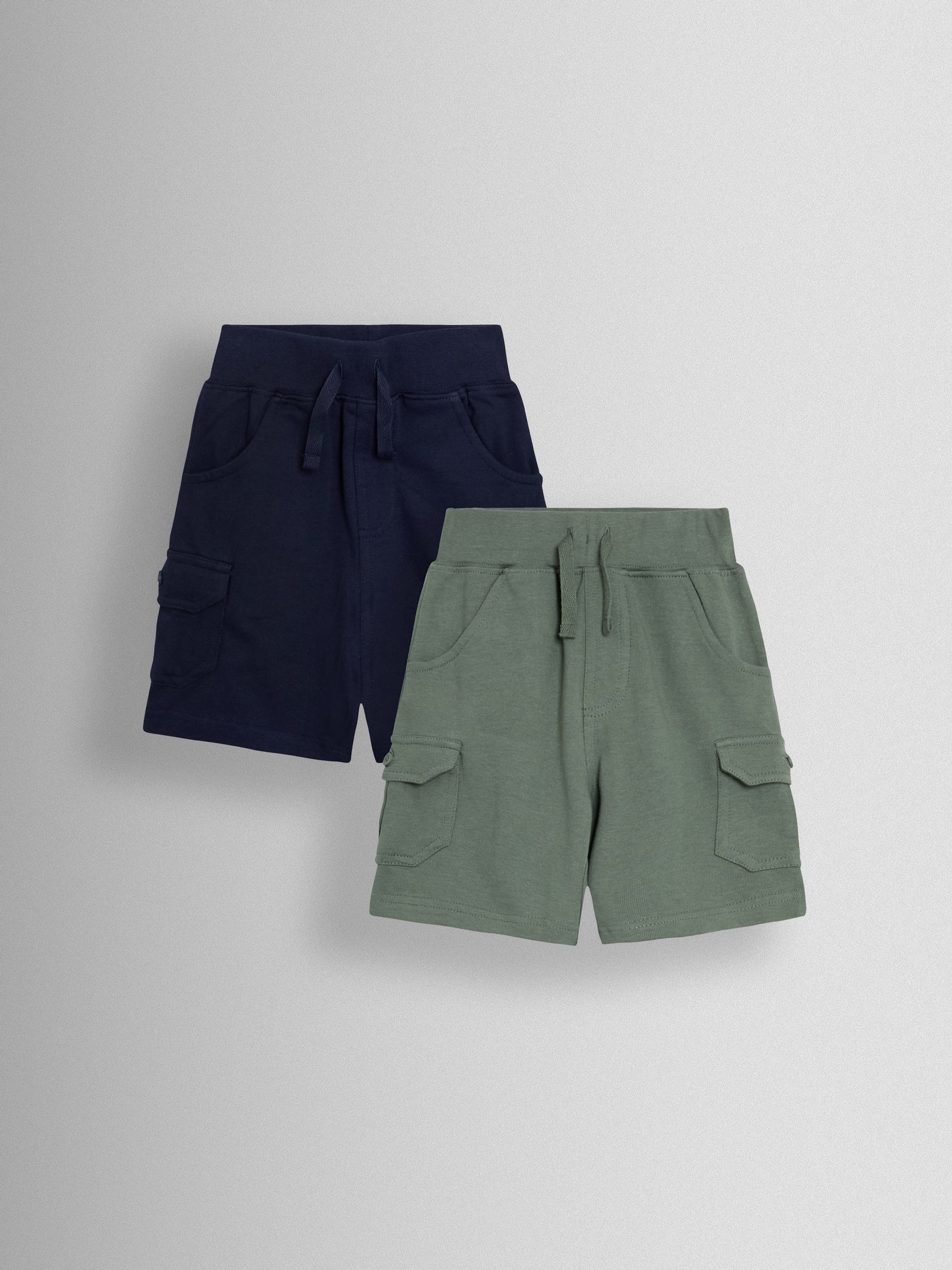Green 2-Pack Cargo Pocket Shorts - Image 1 of 1 Green 2-Pack Cargo Pocket Shorts - Image 1 of 1