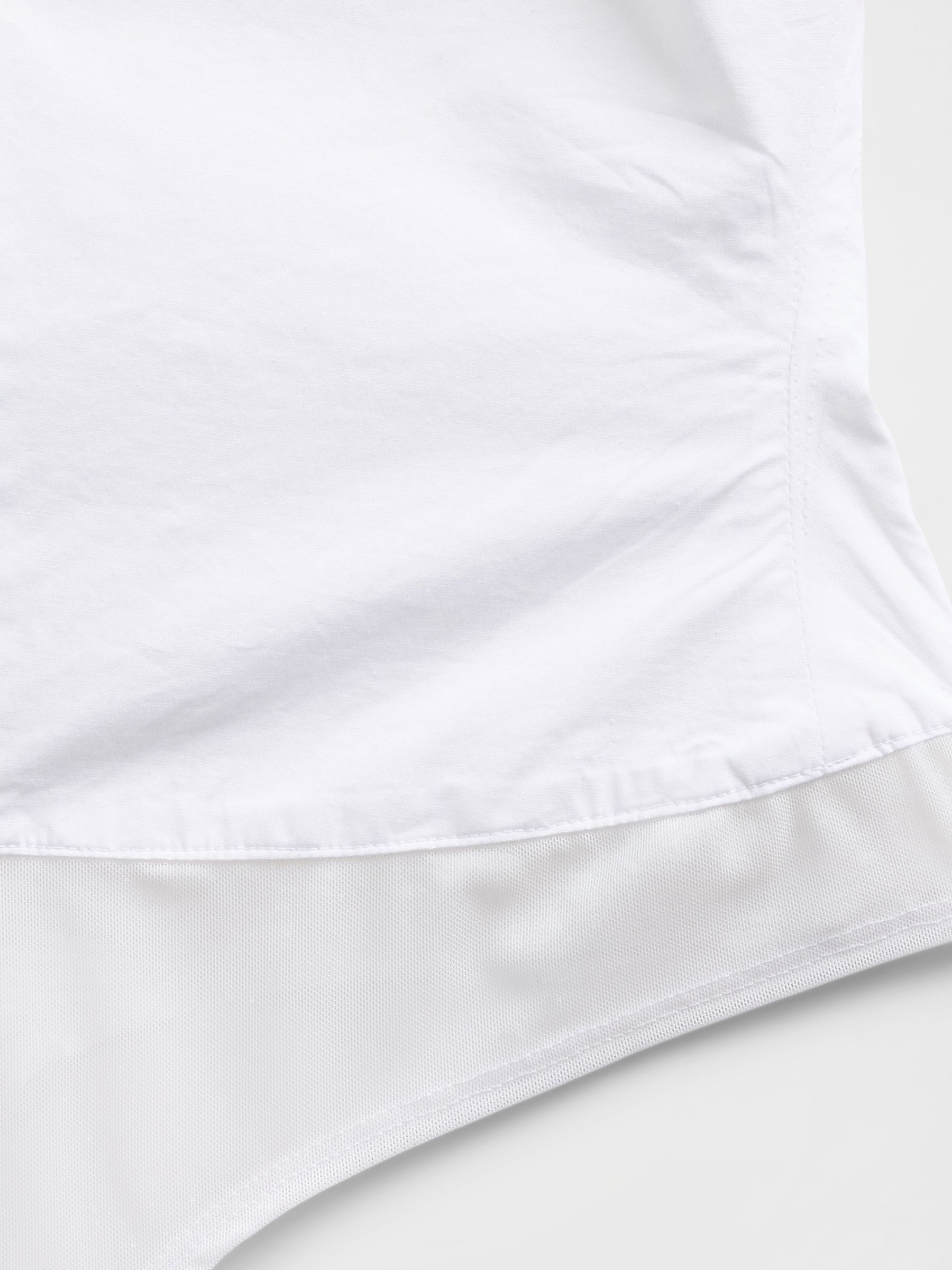 White Poplin Bodysuit - Image 6 of 6