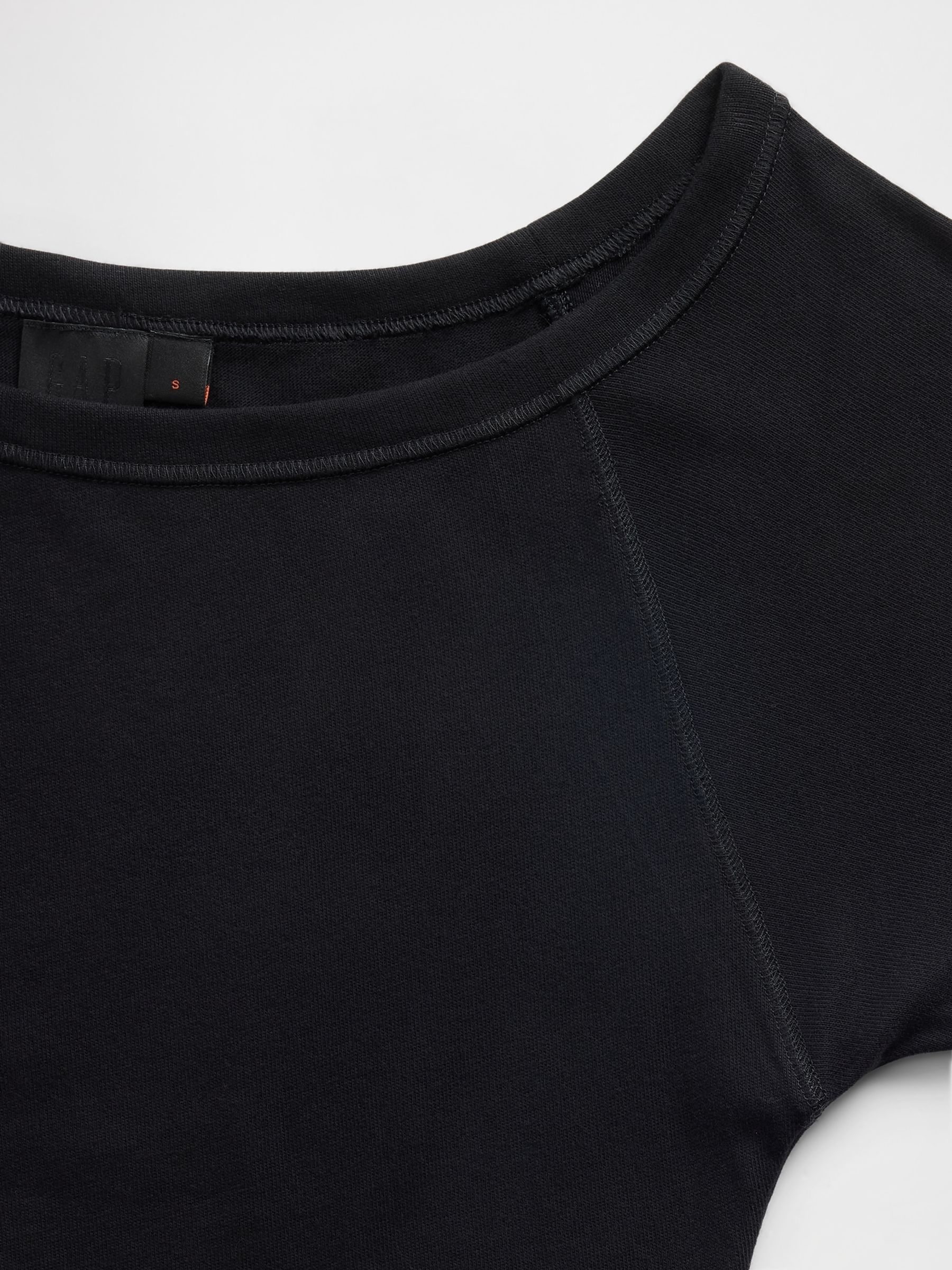 GapStudio Black Jersey Off-Shoulder Midi Dress - Image 5 of 5