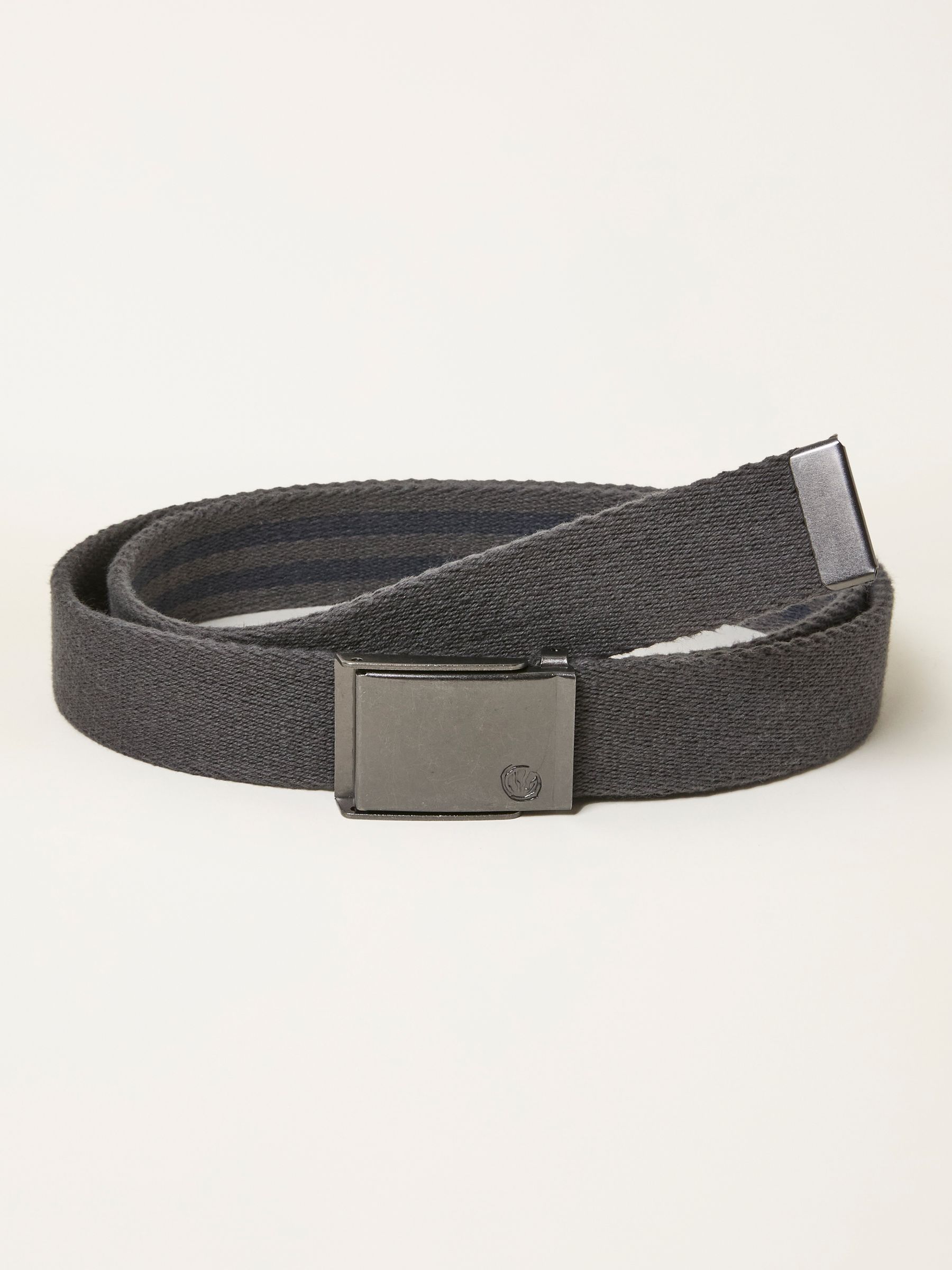 Grey Striped Reversible Belt - Image 2 of 2