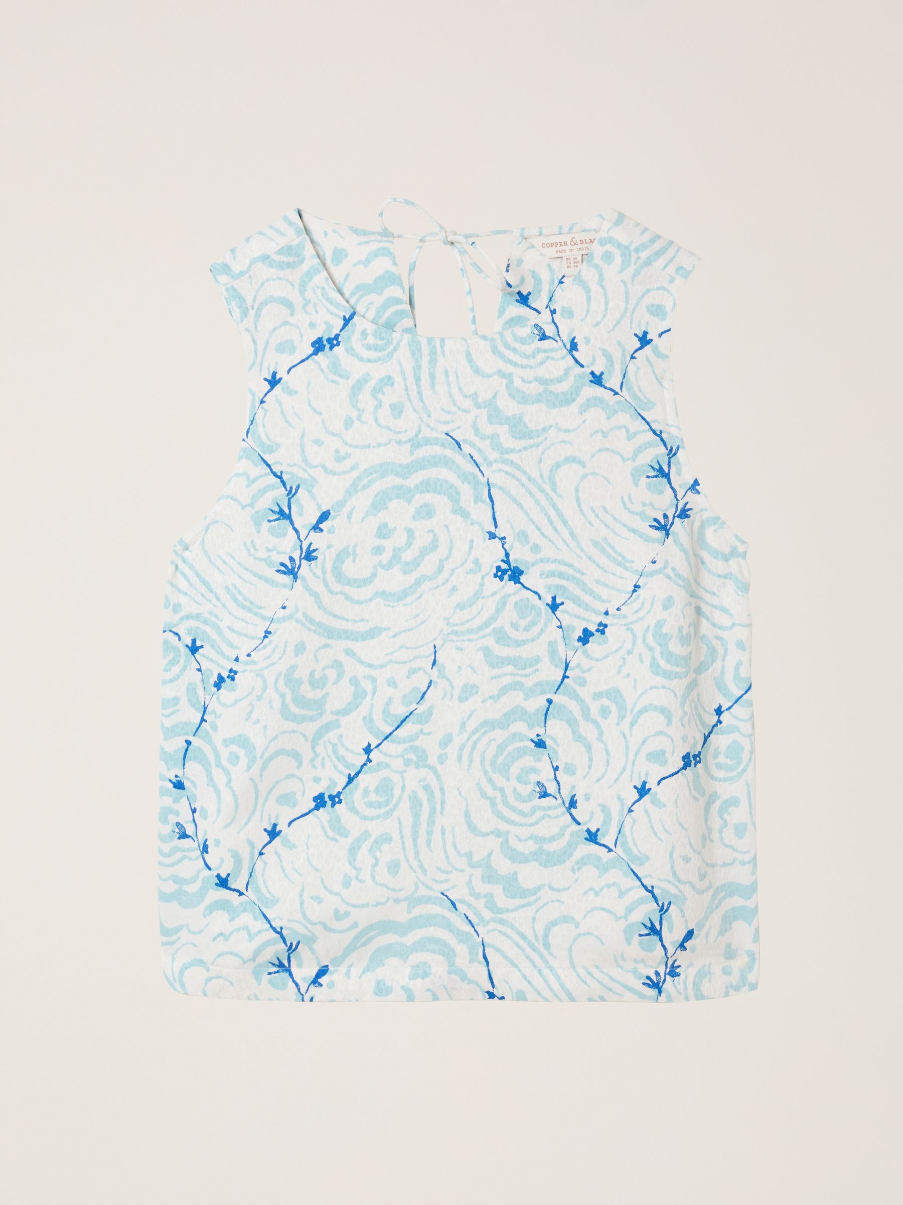 V&A | FatFace Ivory Archive Petals Hallie Shell Top - Image 7 of 7