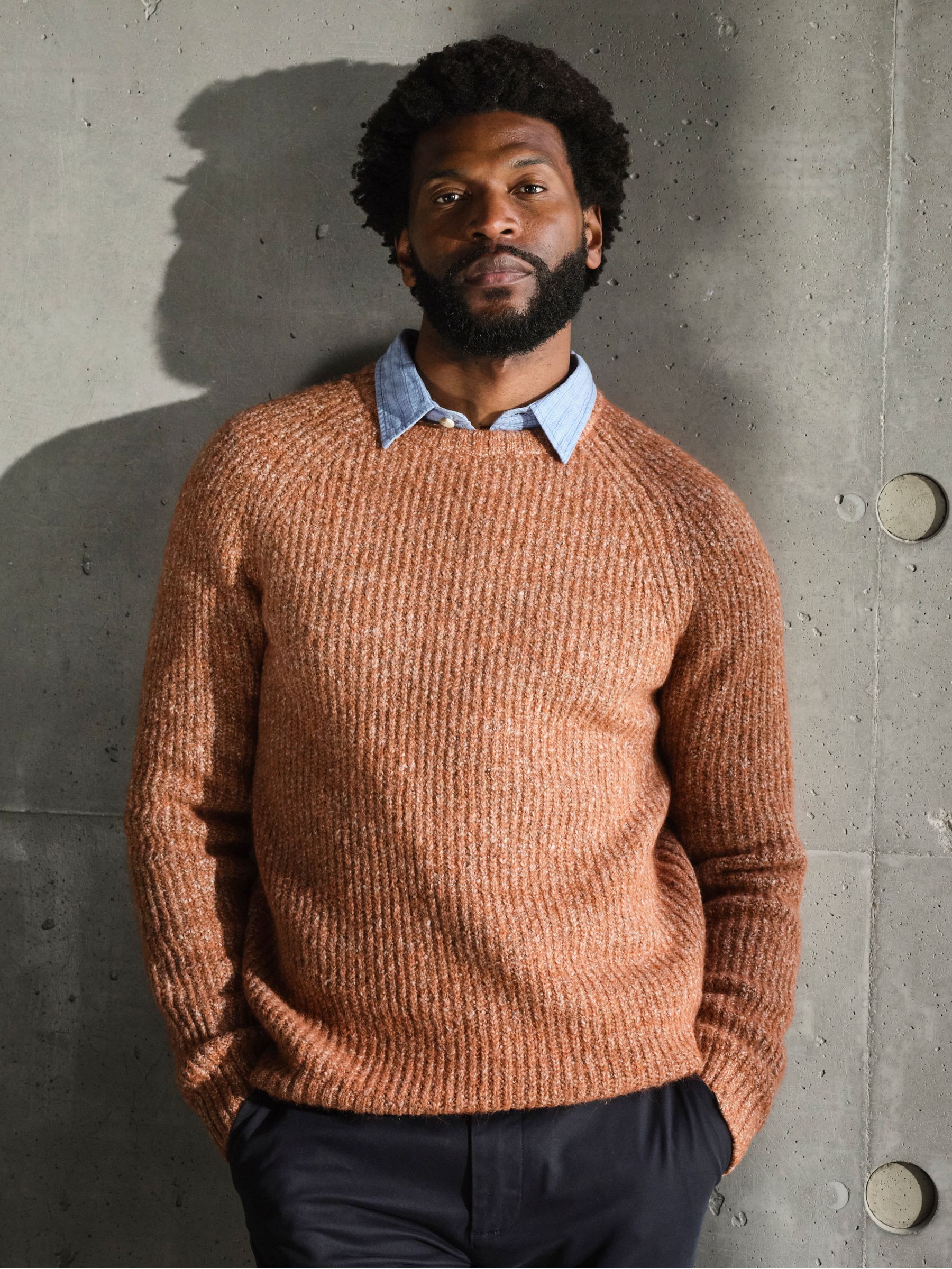 Knitted Crew Neck Jumper
