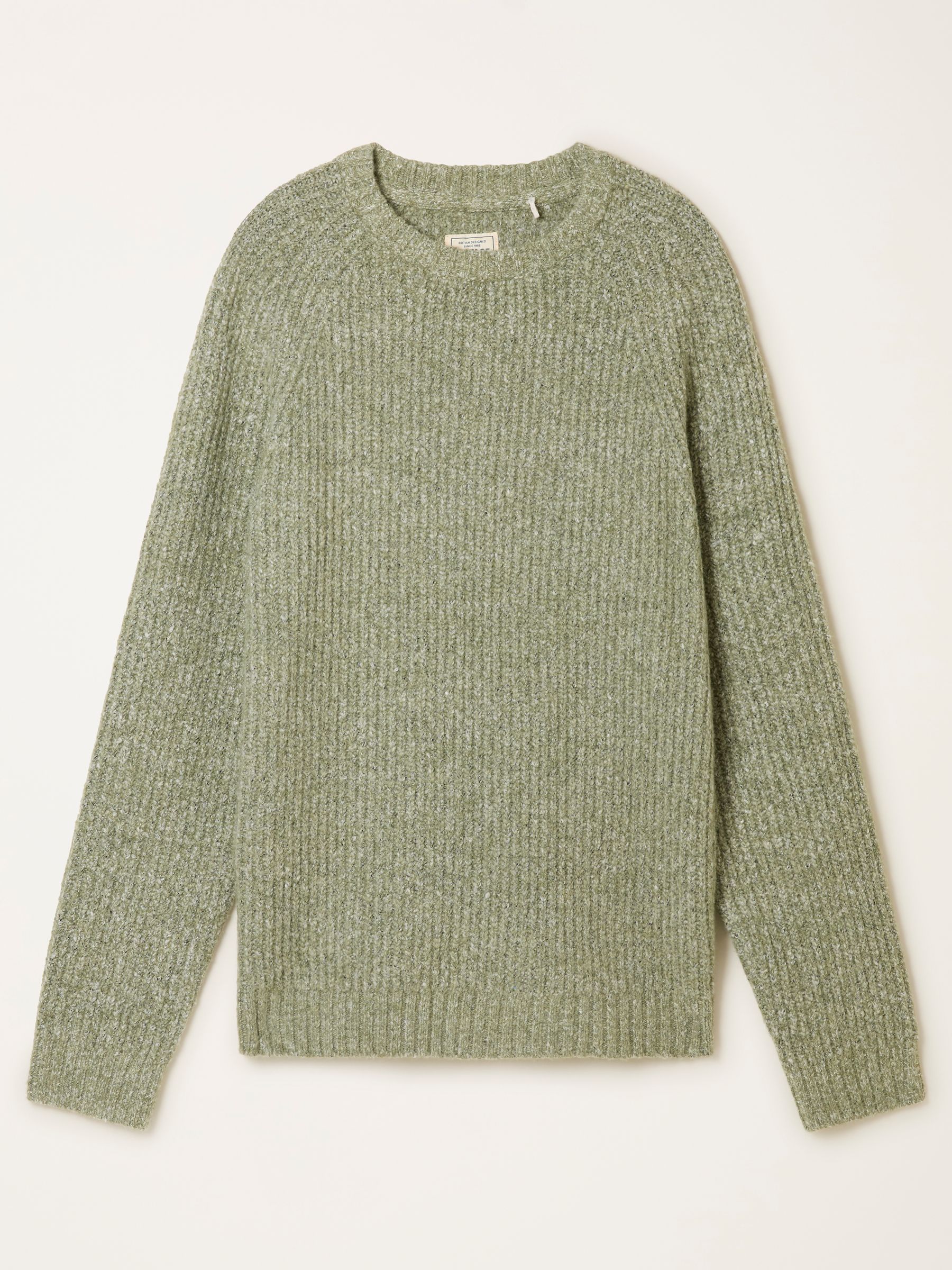 Sefton Sage Green Knitted Crew Neck Jumper - Image 2 of 2