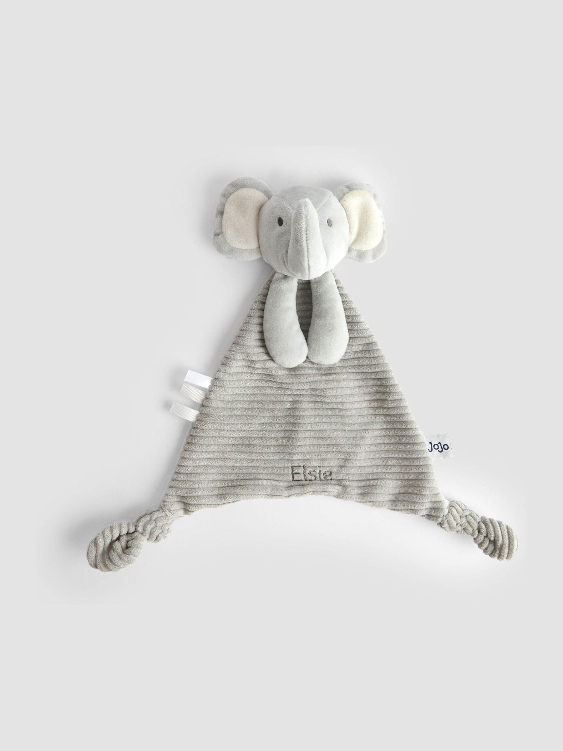 Grey Ele Elephant Personalised Comforter - Image 1 of 3 Grey Ele Elephant Personalised Comforter - Image 1 of 3